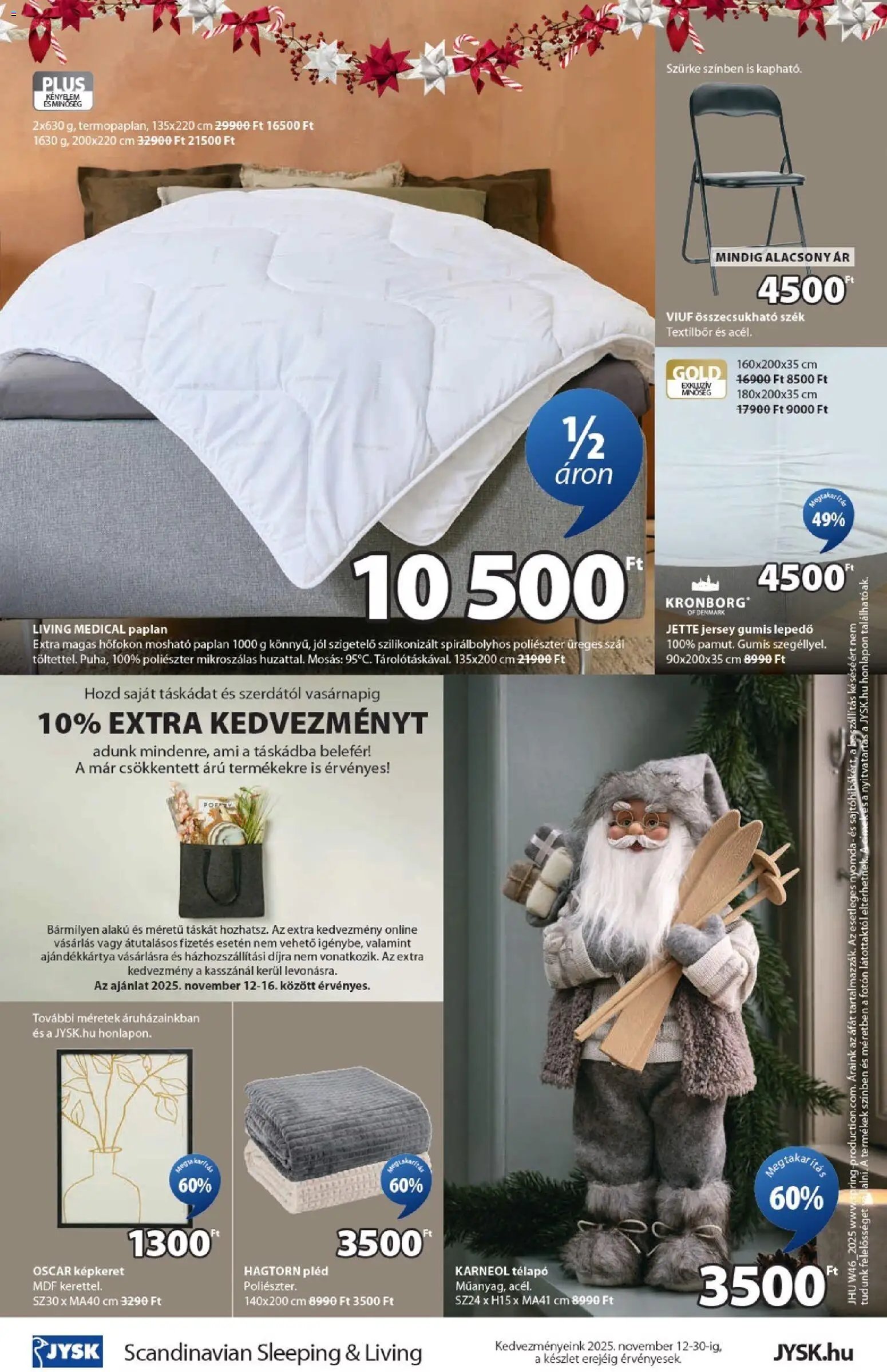 JYSK újság 2025.11.12. Akciós újság JYSK (2025-11-12 - 2025-11-16)