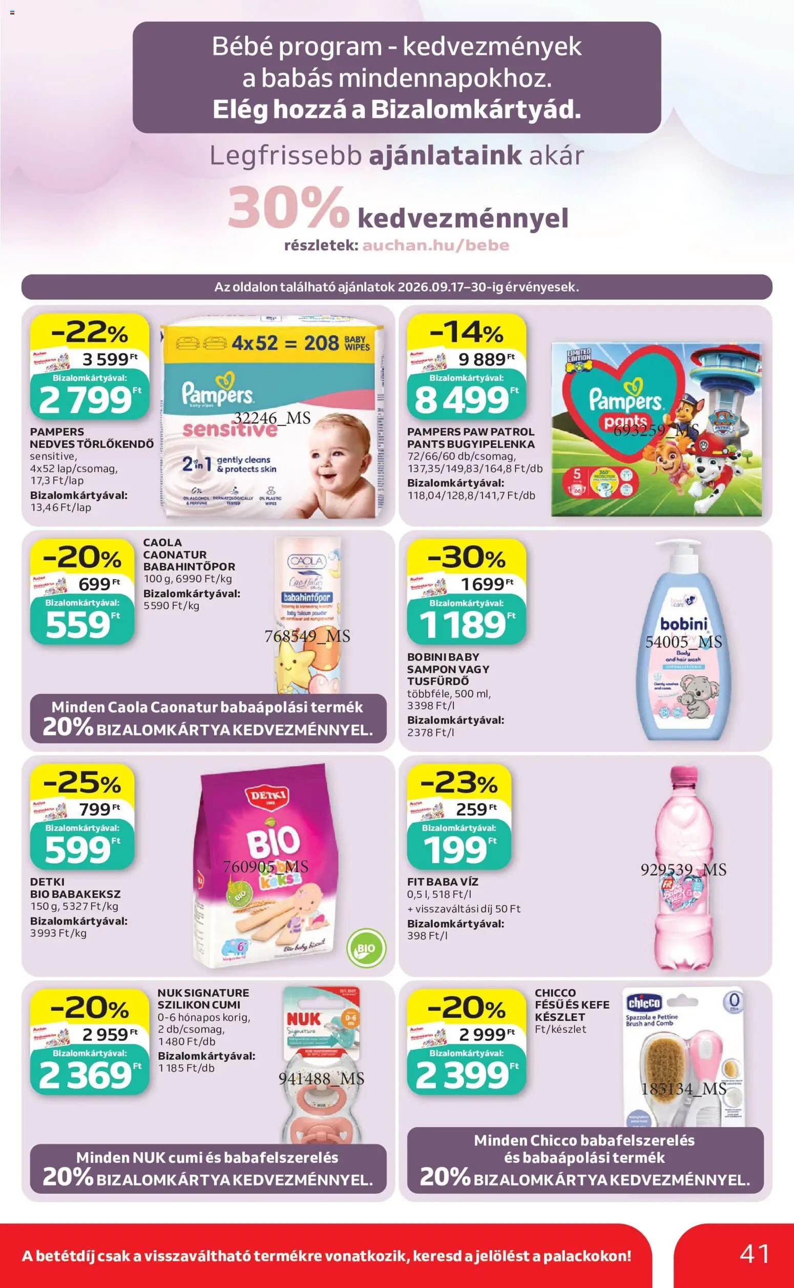 Auchan újság 2026.09.17. Auchan akciós újság