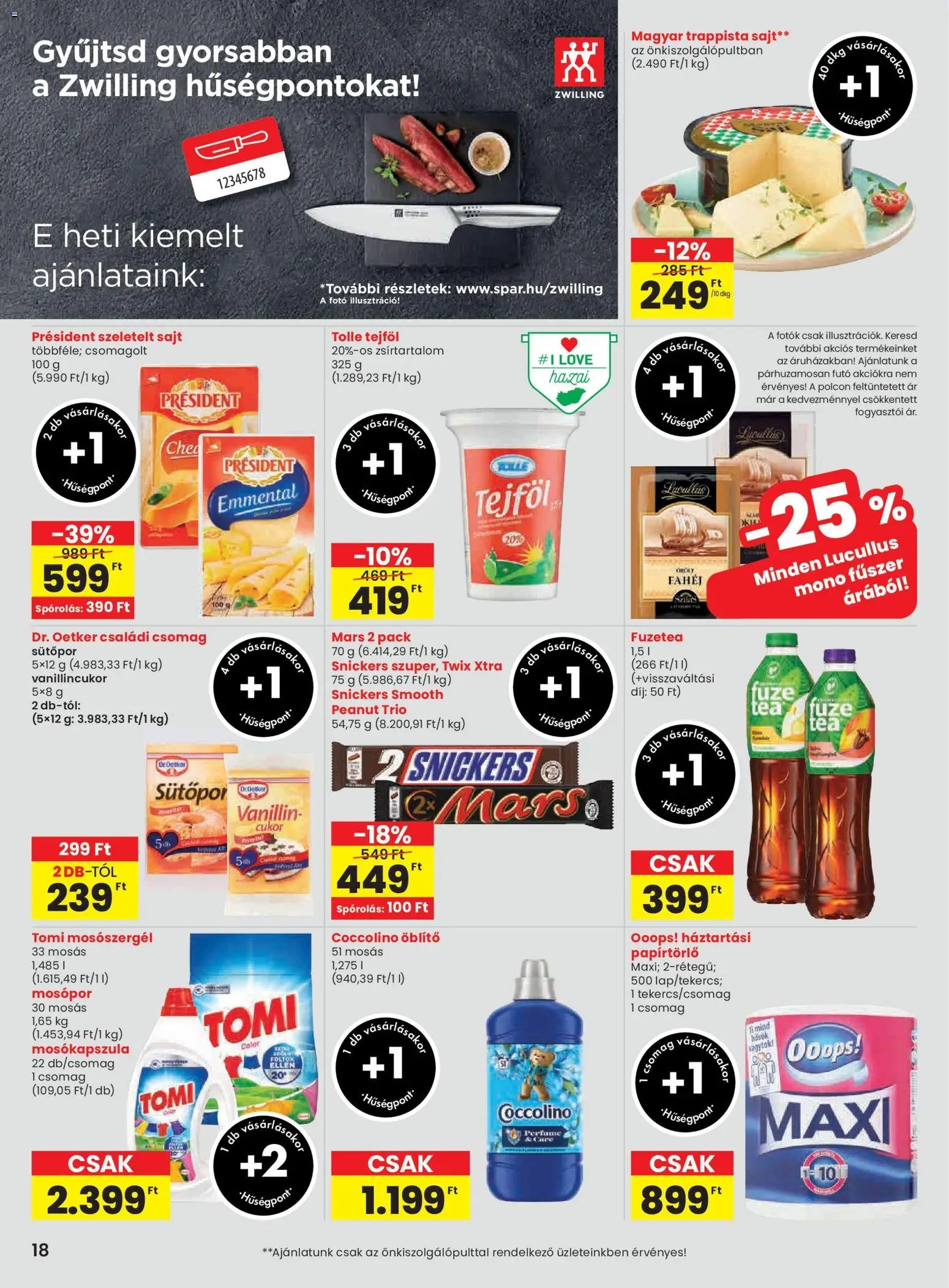 Spar újság 2025.10.30. Akciós újság Spar (2025-10-30 - 2025-11-05)