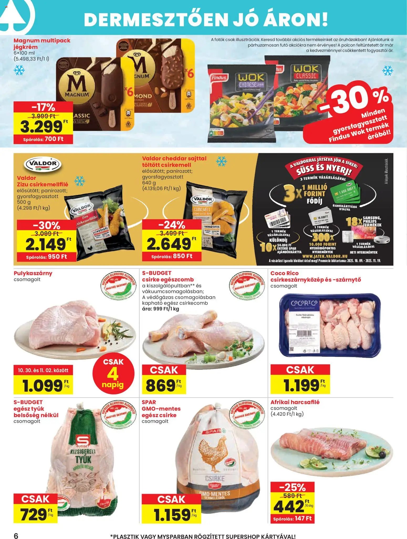 Spar újság 2025.10.30. Akciós újság Spar (2025-10-30 - 2025-11-05)