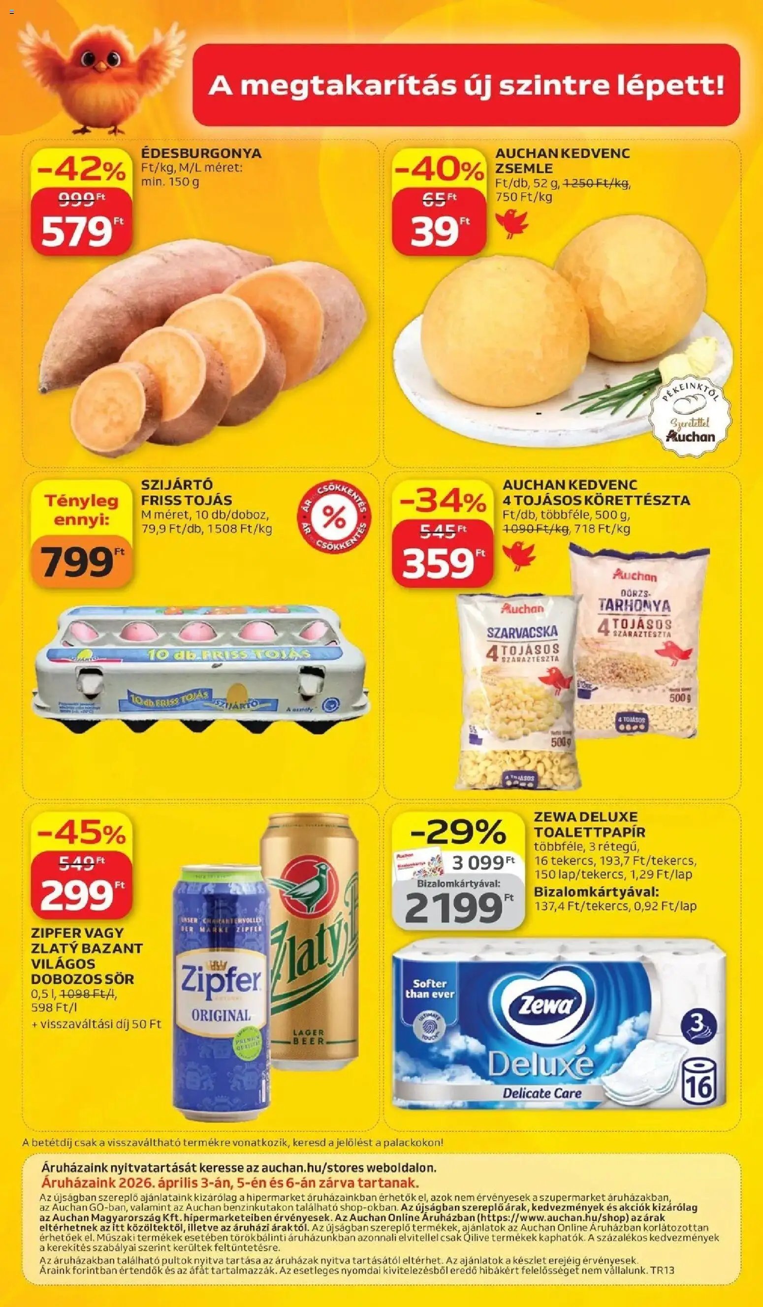Auchan újság 2026.03.26. Auchan akciós újság Miskolc (2026-03-26 - 2026-04-08)