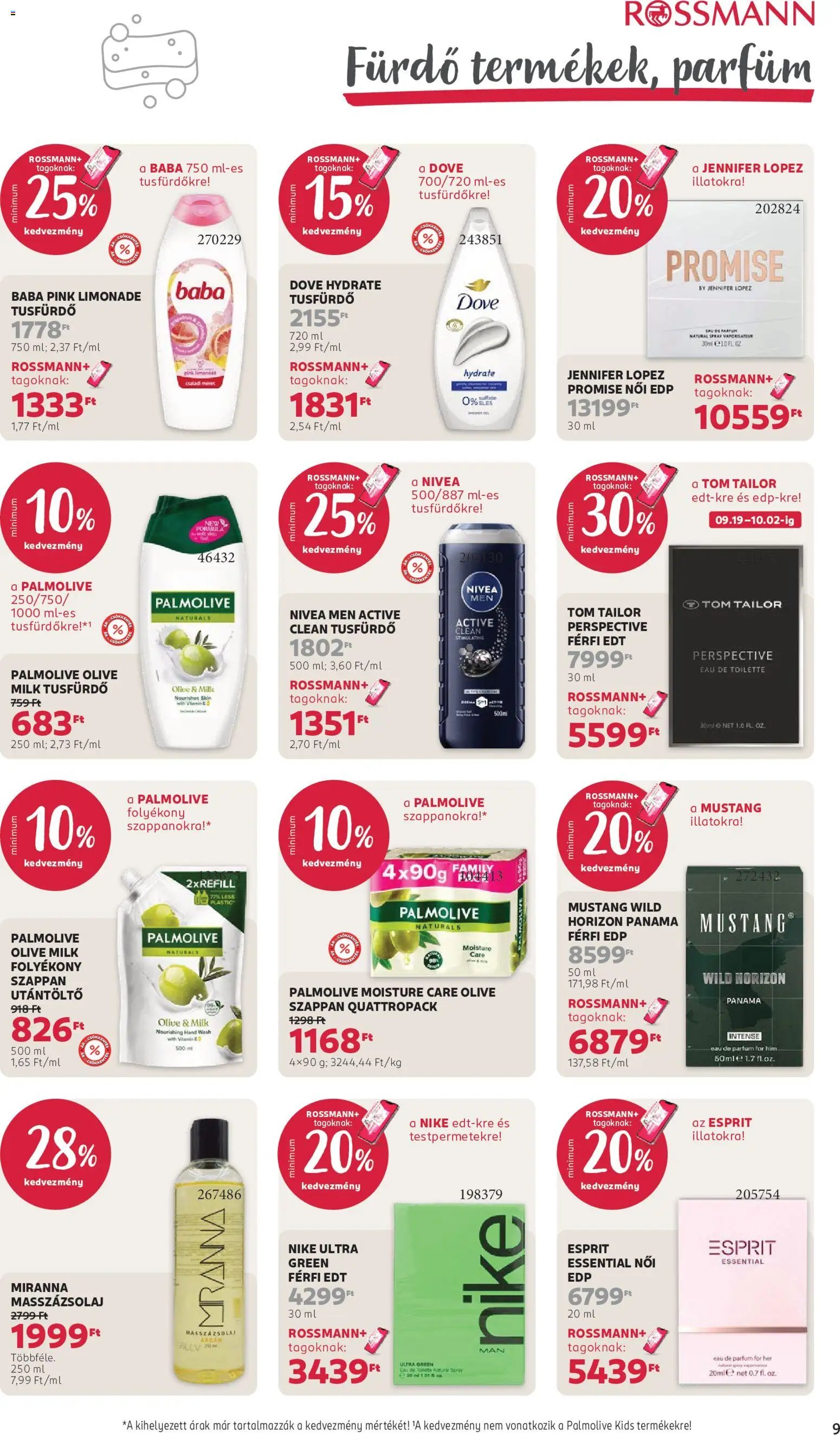 Rossmann újság 2026.09.21. Rossmann akciós újság