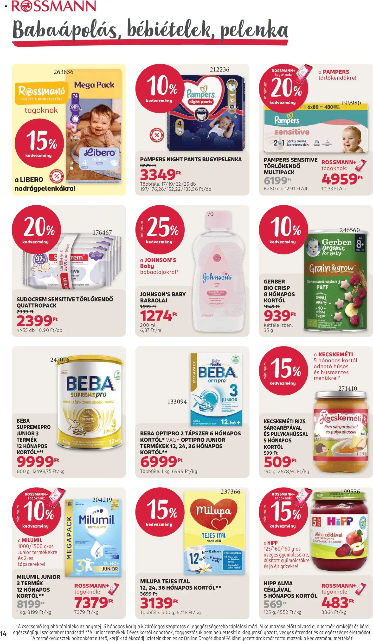 Rossmann újság 2026.09.21. Rossmann akciós újság