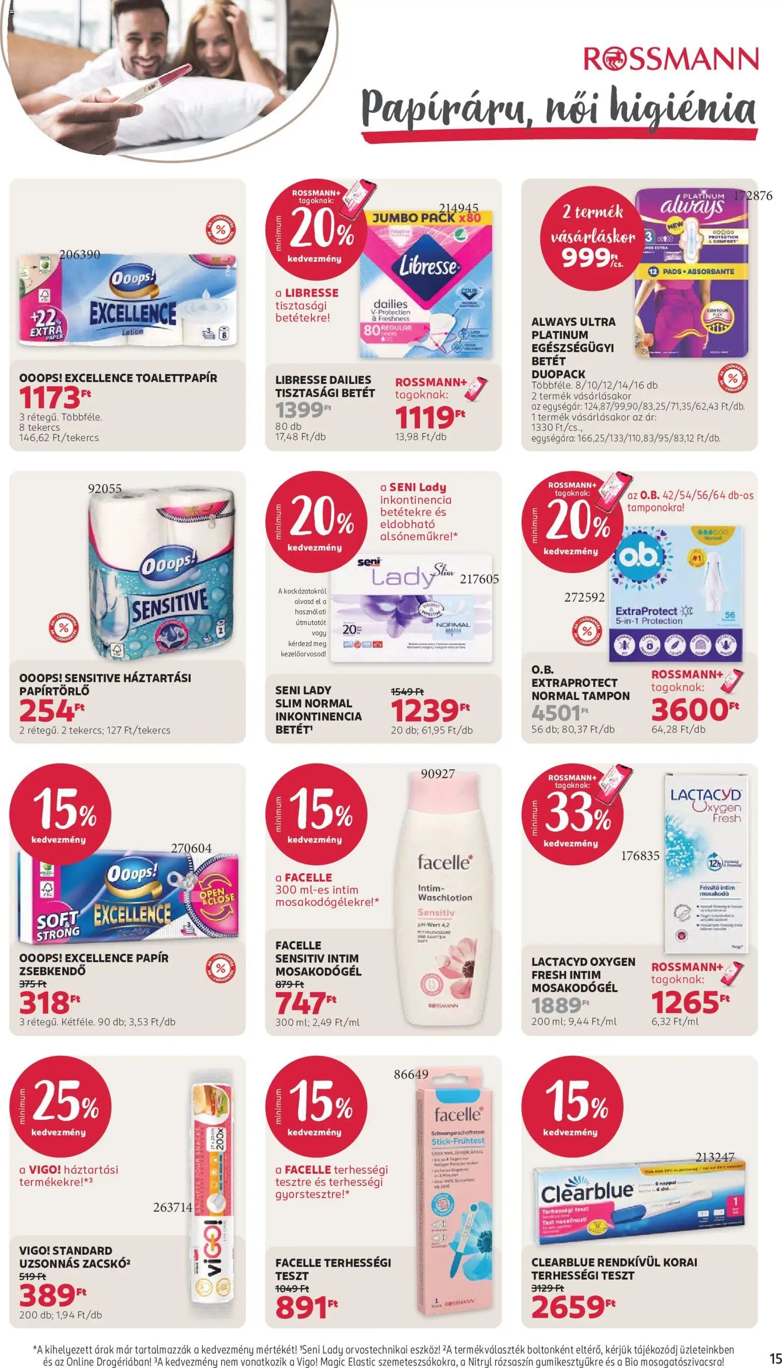 Rossmann újság 2026.09.21. Rossmann akciós újság