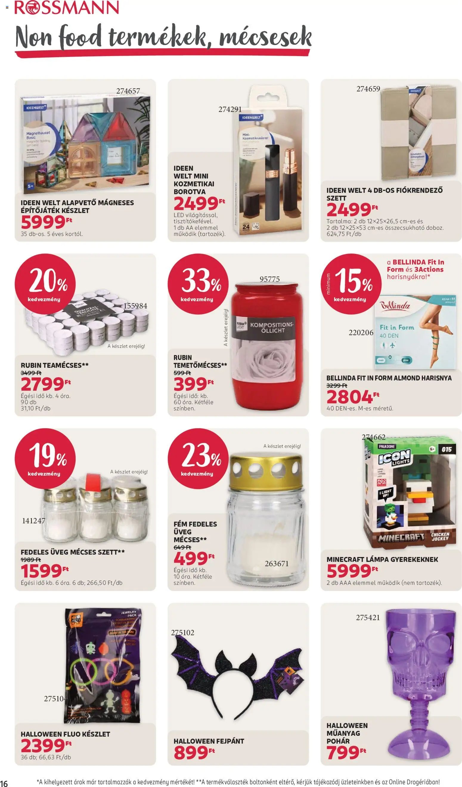Rossmann újság 2026.09.21. Rossmann akciós újság