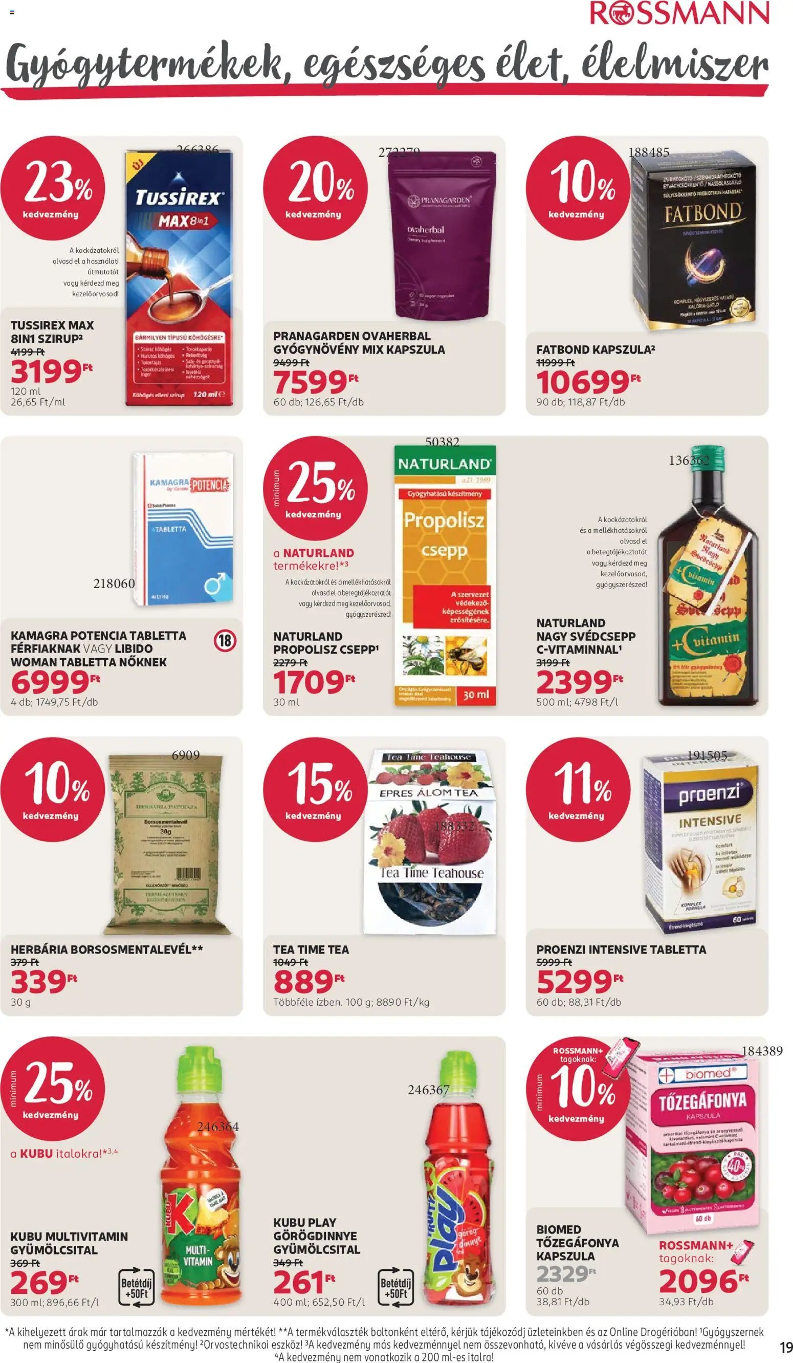 Rossmann újság 2026.09.21. Rossmann akciós újság