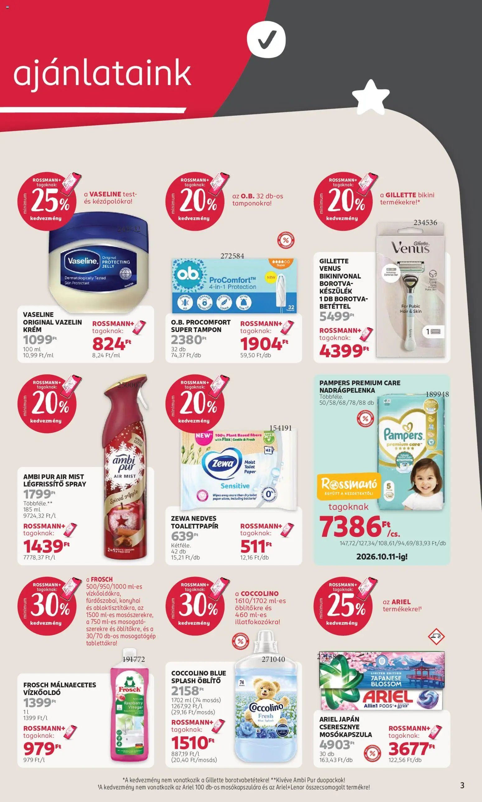 Rossmann újság 2026.09.21. Rossmann akciós újság