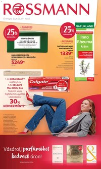 Rossmann újság 2026.09.21. Rossmann akciós újság