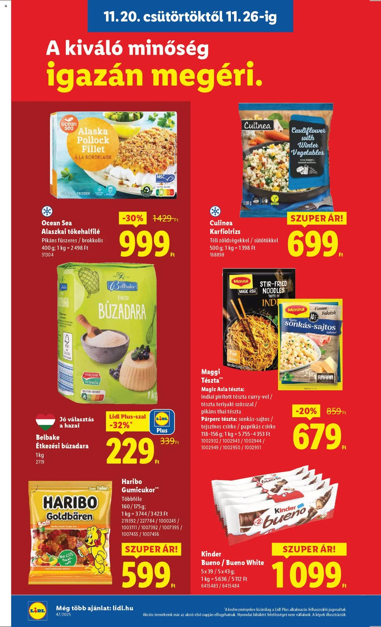 Lidl újság 2025.11.20. Black Friday (2025-11-20 - 2025-11-26)