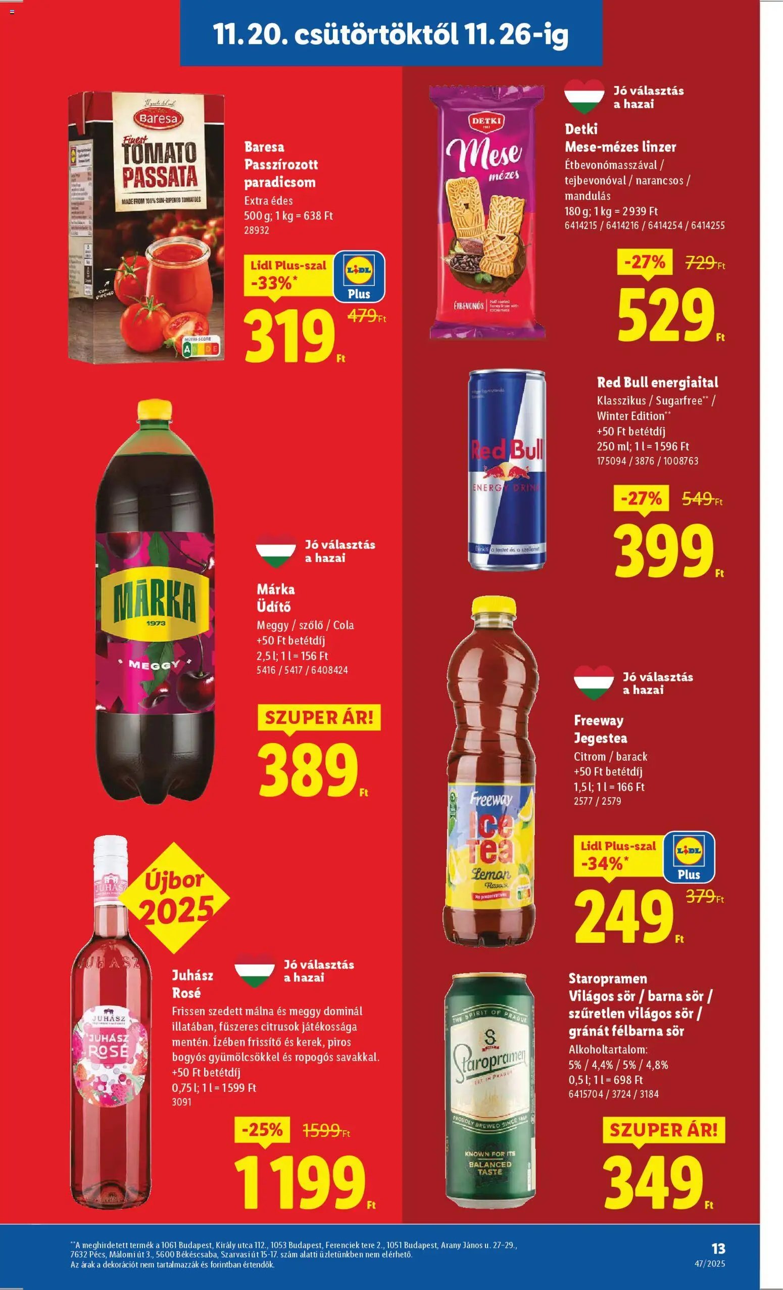 Lidl újság 2025.11.20. Black Friday (2025-11-20 - 2025-11-26)