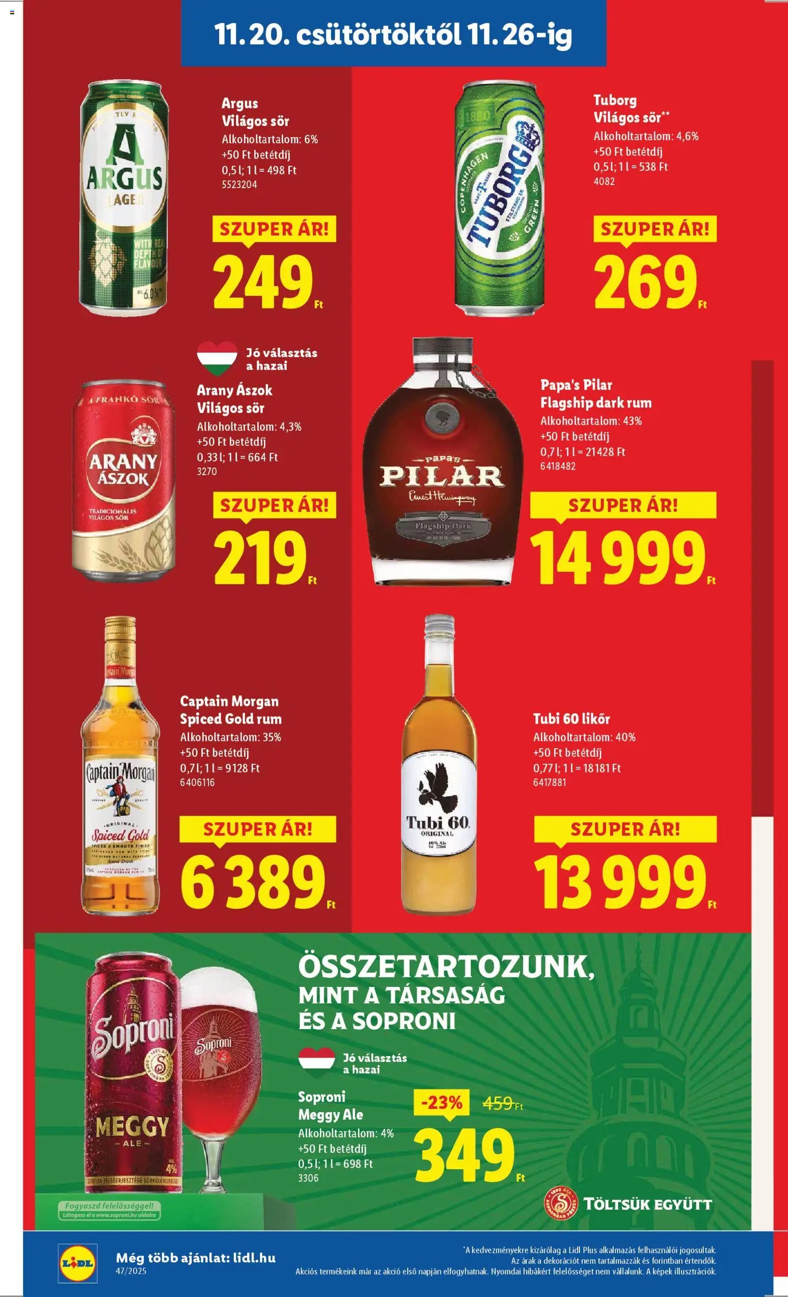 Lidl újság 2025.11.20. Black Friday (2025-11-20 - 2025-11-26)