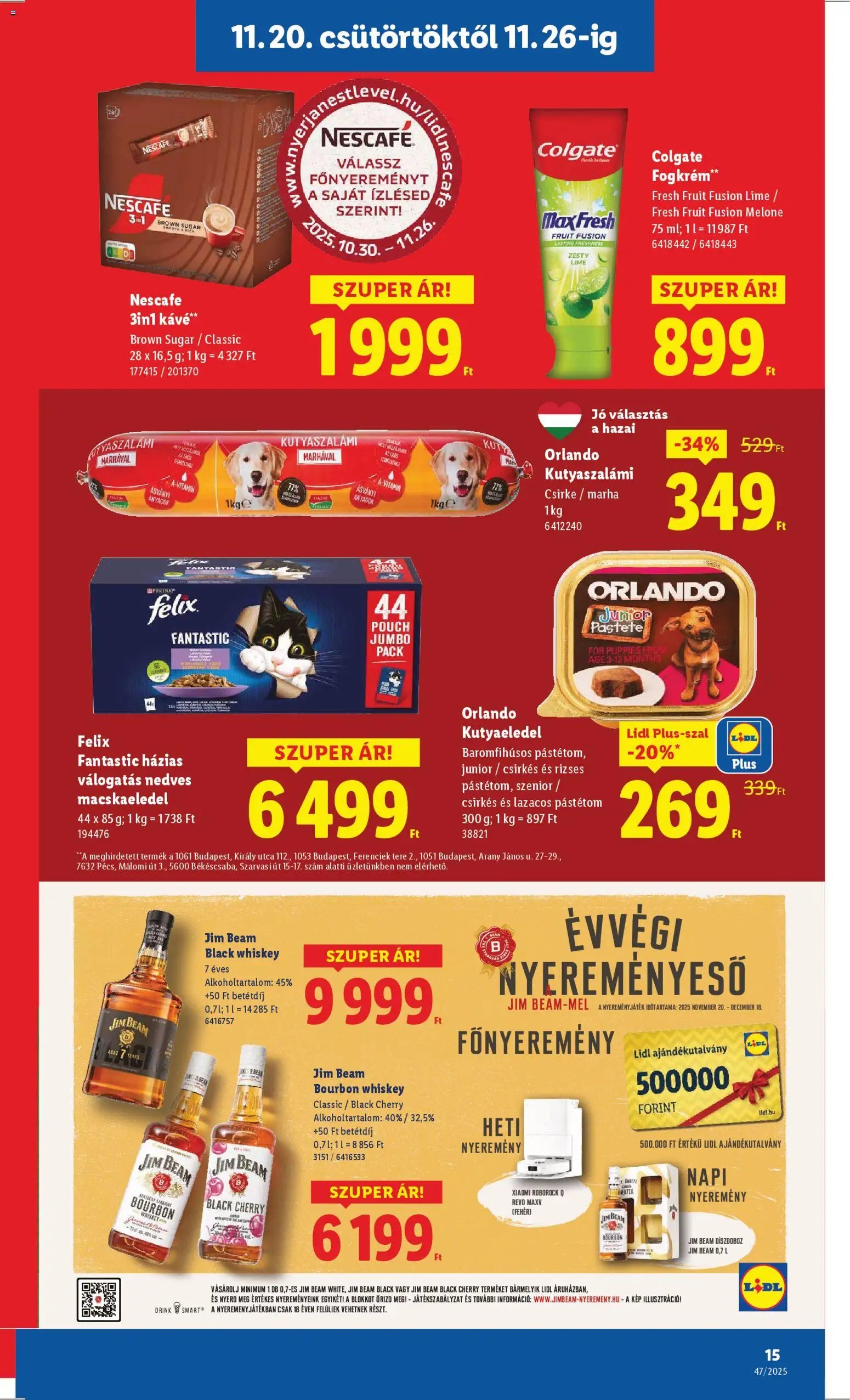 Lidl újság 2025.11.20. Black Friday (2025-11-20 - 2025-11-26)