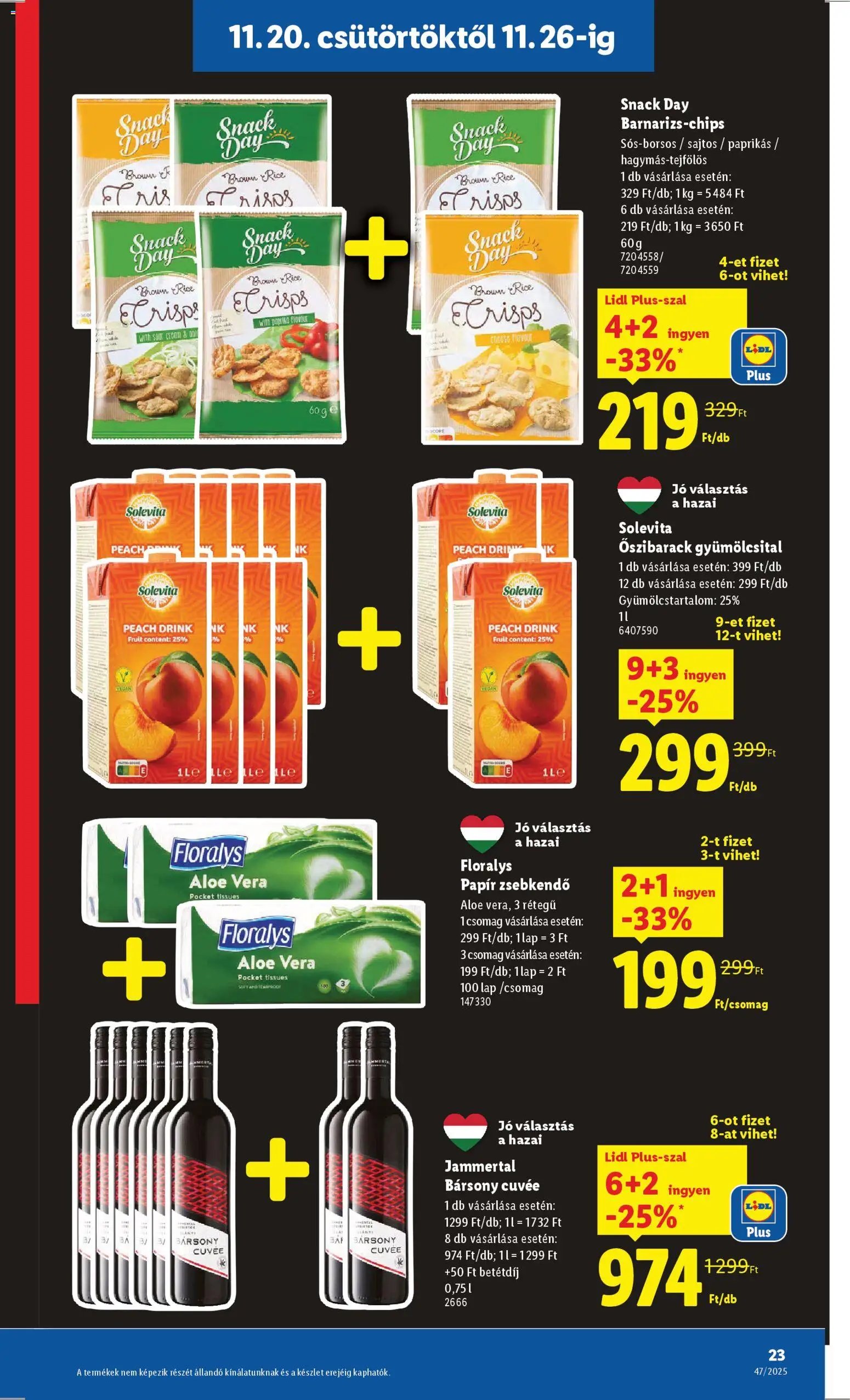 Lidl újság 2025.11.20. Black Friday (2025-11-20 - 2025-11-26)