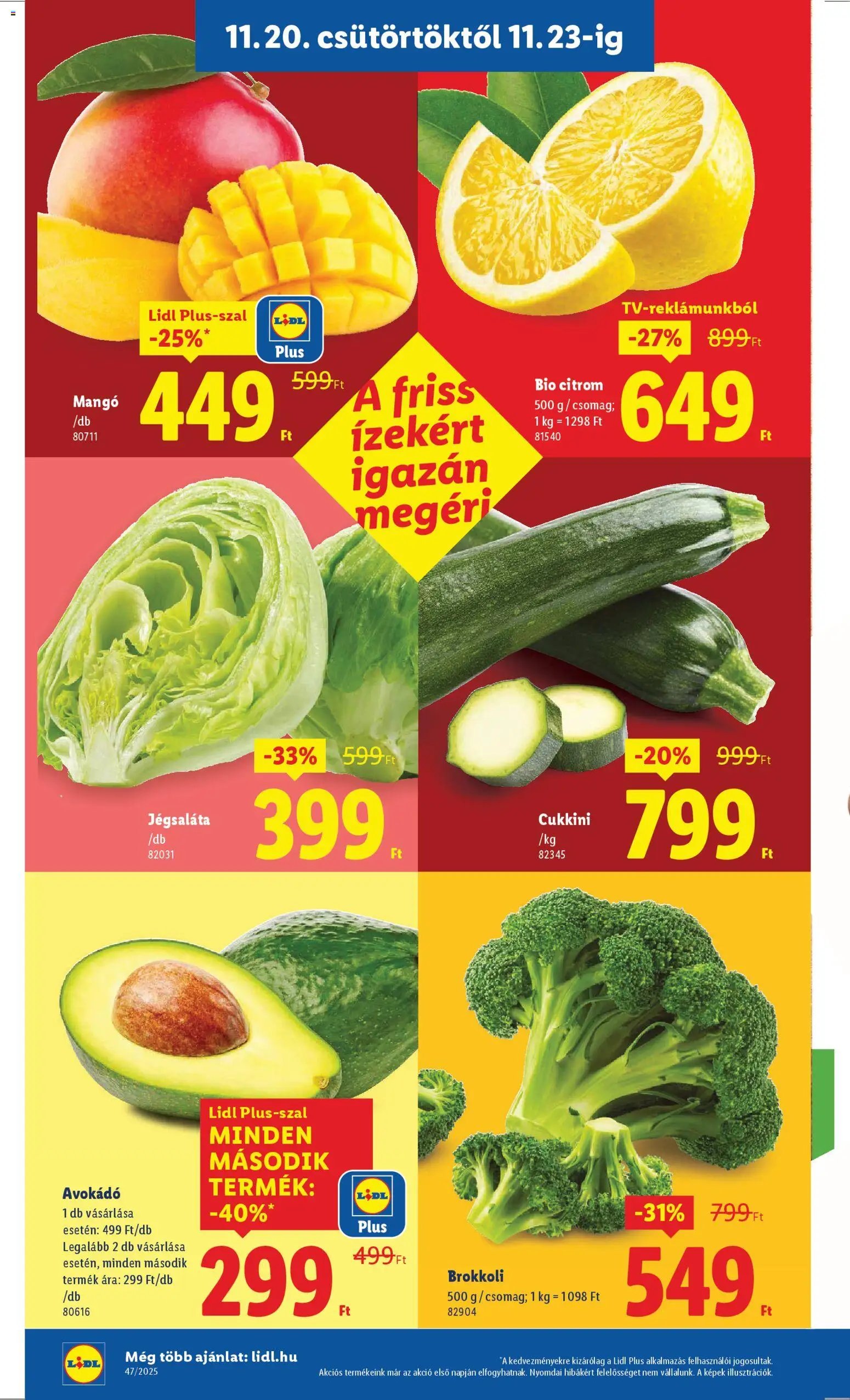 Lidl újság 2025.11.20. Black Friday (2025-11-20 - 2025-11-26)