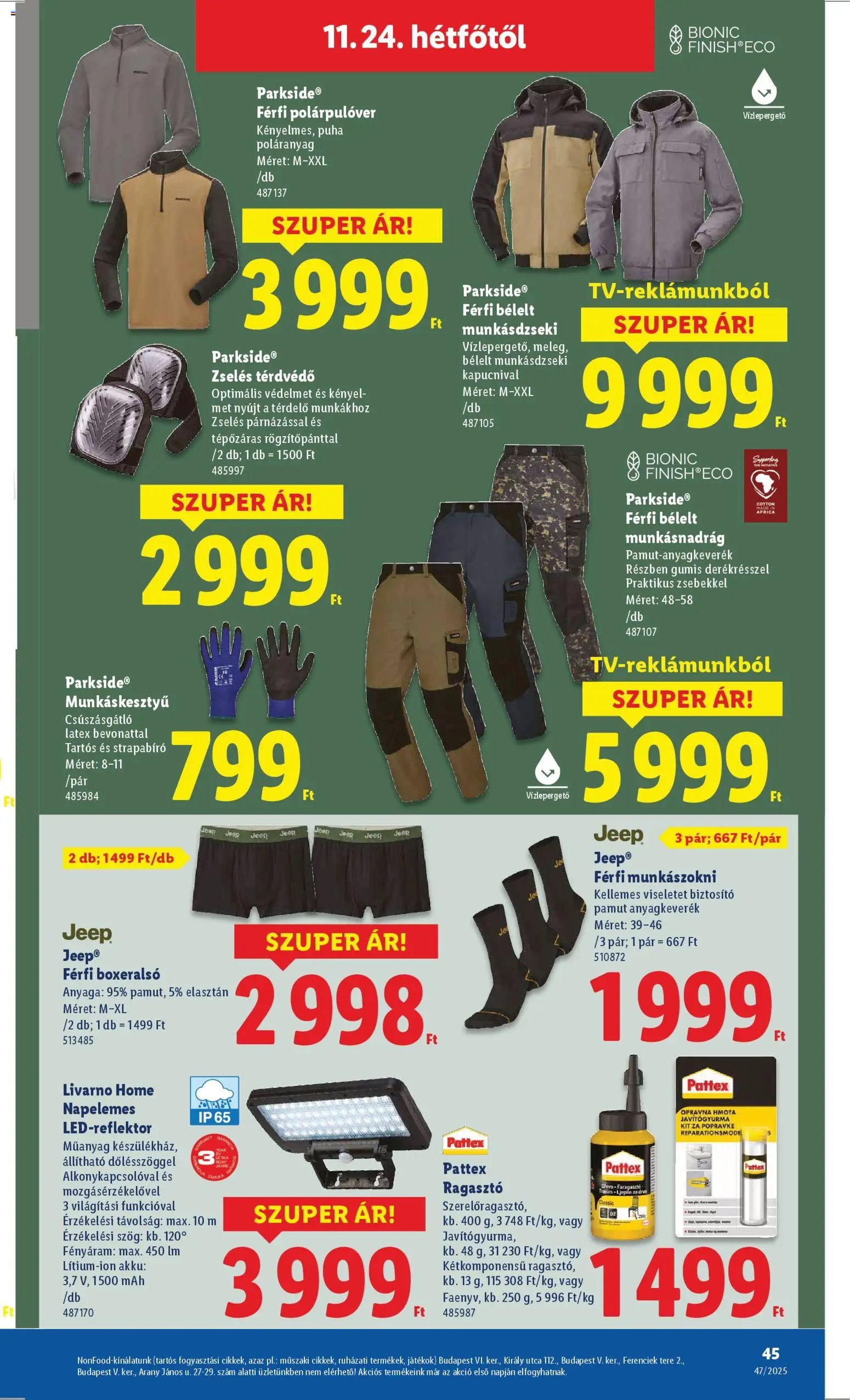 Lidl újság 2025.11.20. Black Friday (2025-11-20 - 2025-11-26)