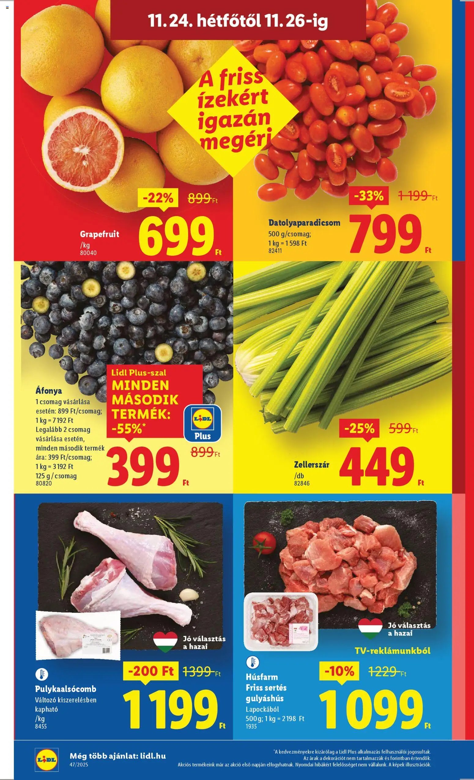 Lidl újság 2025.11.20. Black Friday (2025-11-20 - 2025-11-26)