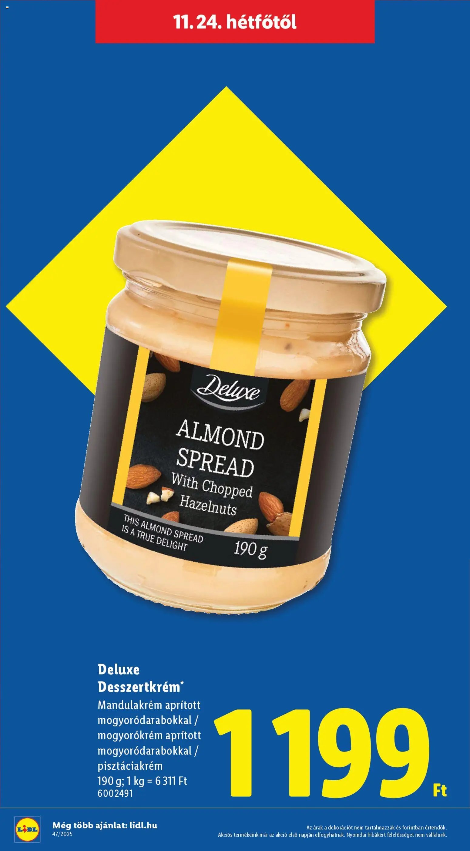 Lidl újság 2025.11.20. Black Friday (2025-11-20 - 2025-11-26)