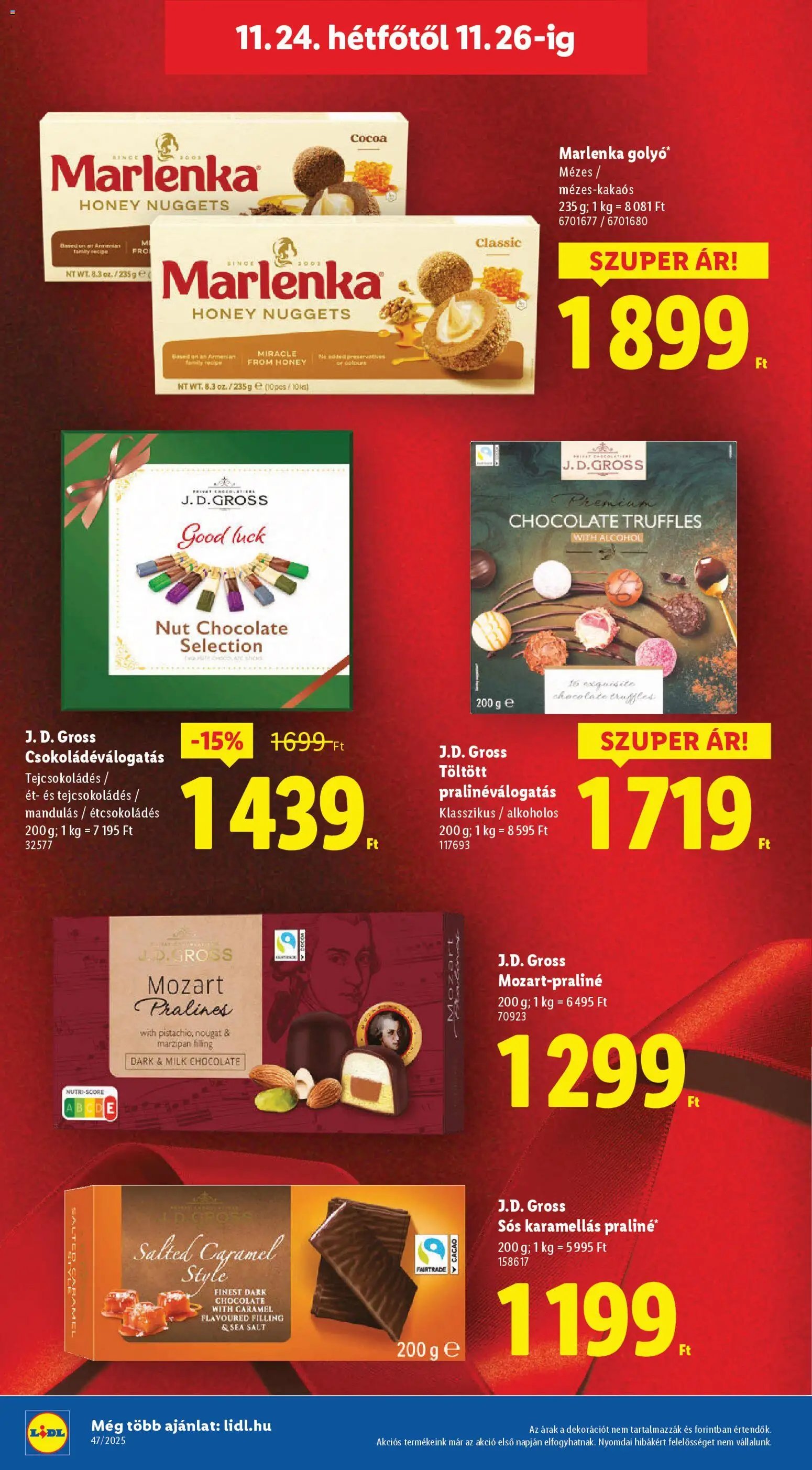 Lidl újság 2025.11.20. Black Friday (2025-11-20 - 2025-11-26)