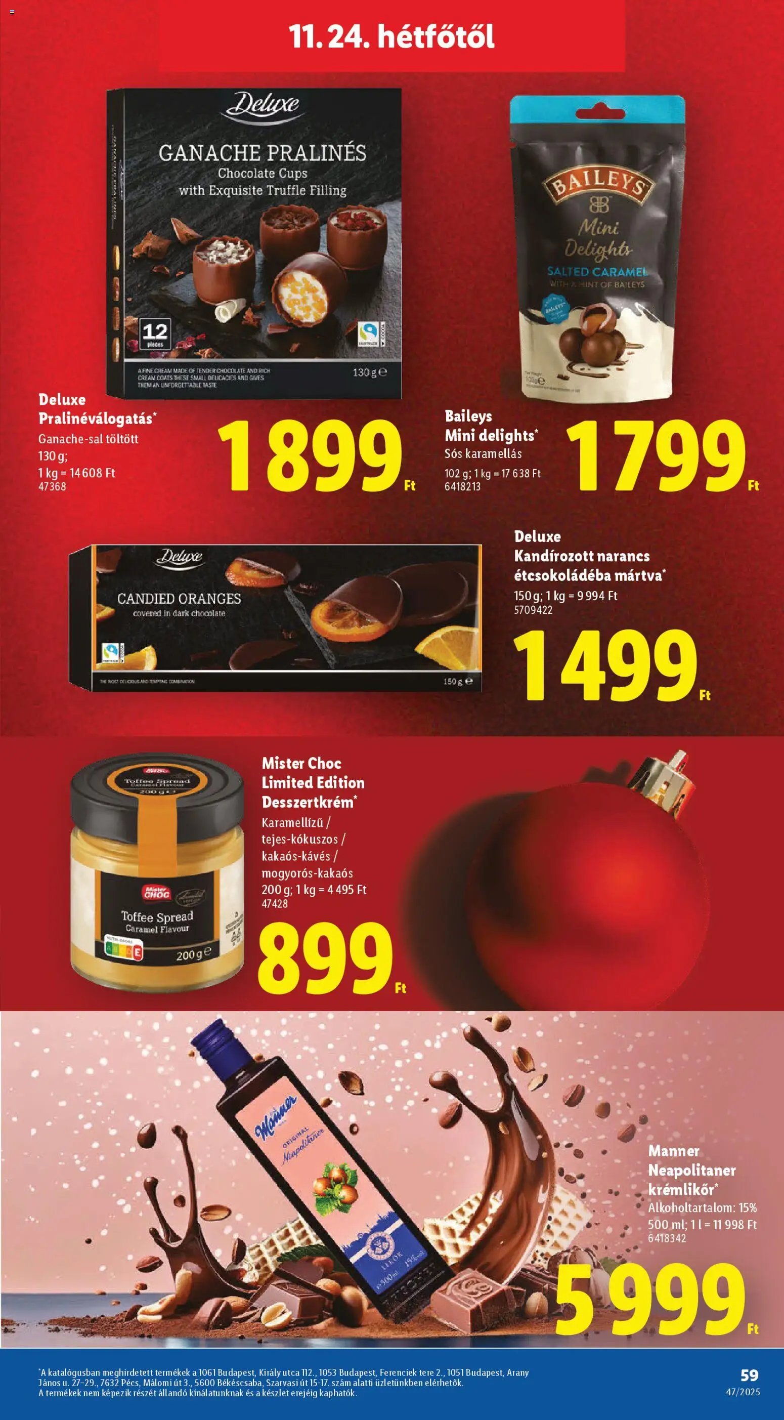 Lidl újság 2025.11.20. Black Friday (2025-11-20 - 2025-11-26)