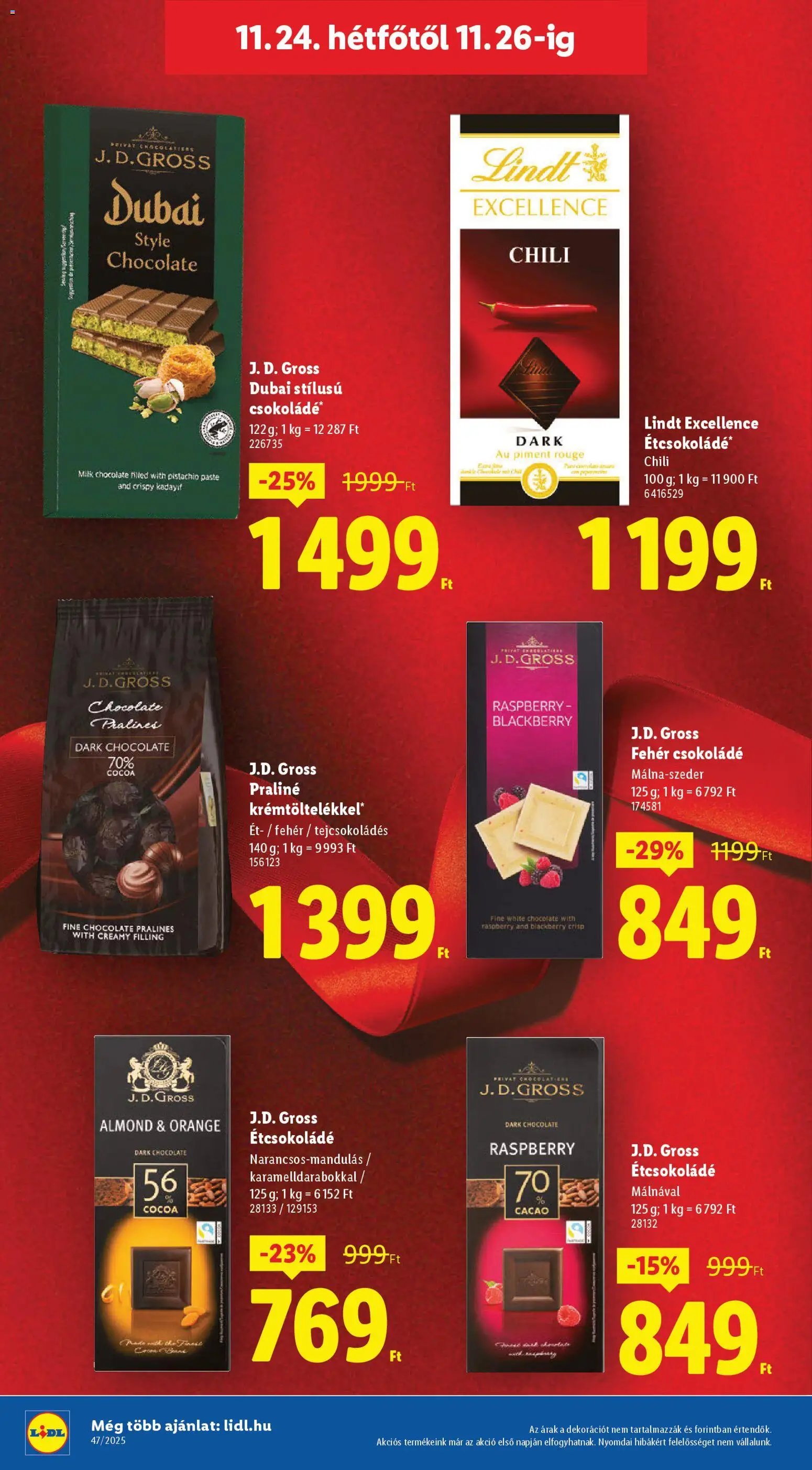 Lidl újság 2025.11.20. Black Friday (2025-11-20 - 2025-11-26)