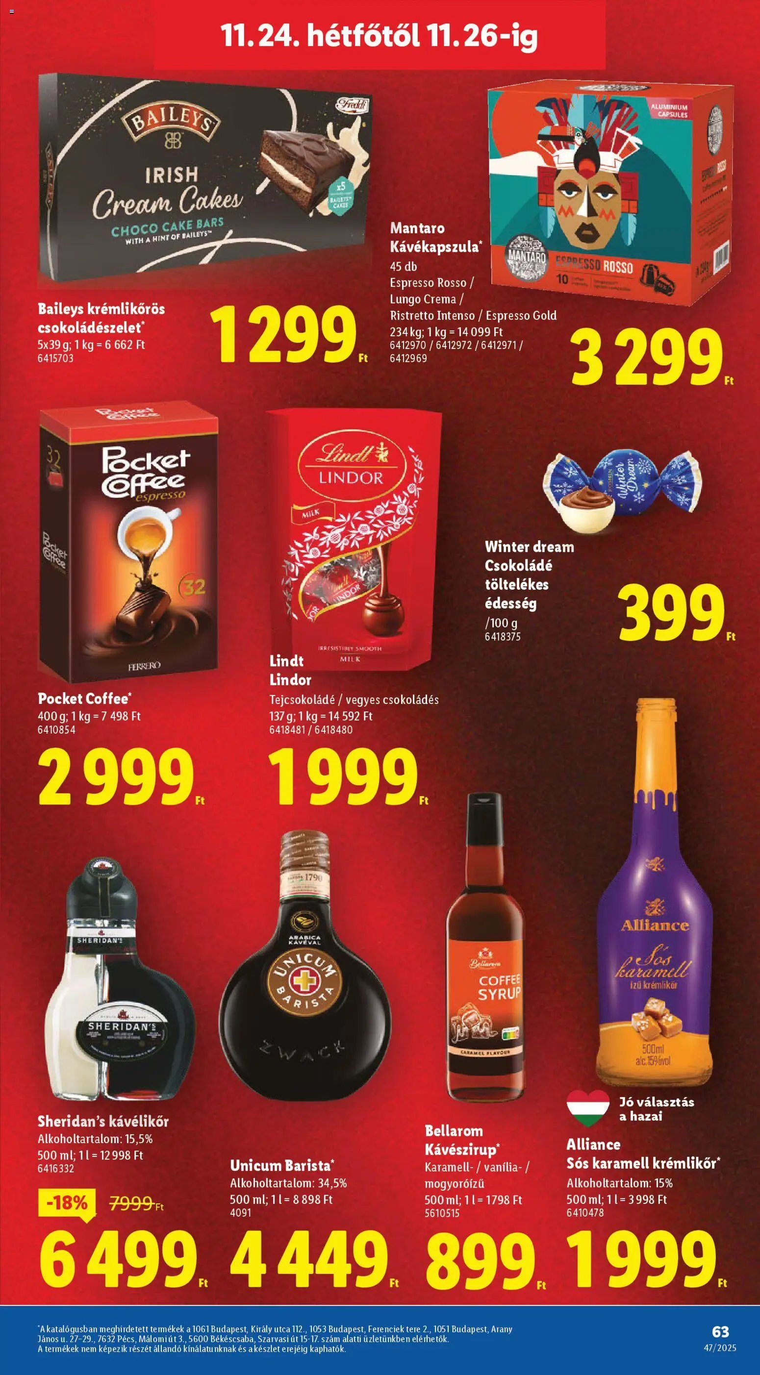 Lidl újság 2025.11.20. Black Friday (2025-11-20 - 2025-11-26)