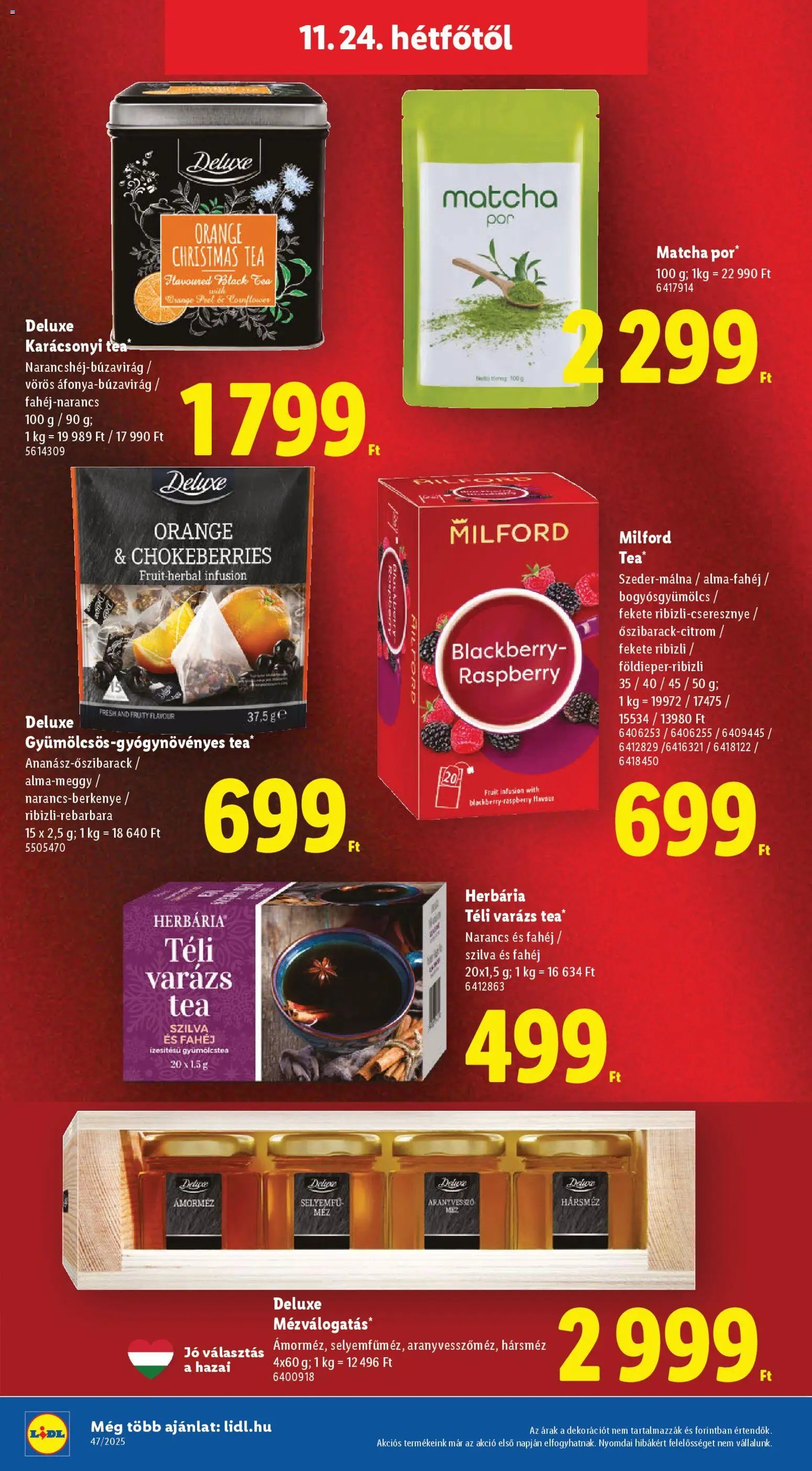 Lidl újság 2025.11.20. Black Friday (2025-11-20 - 2025-11-26)