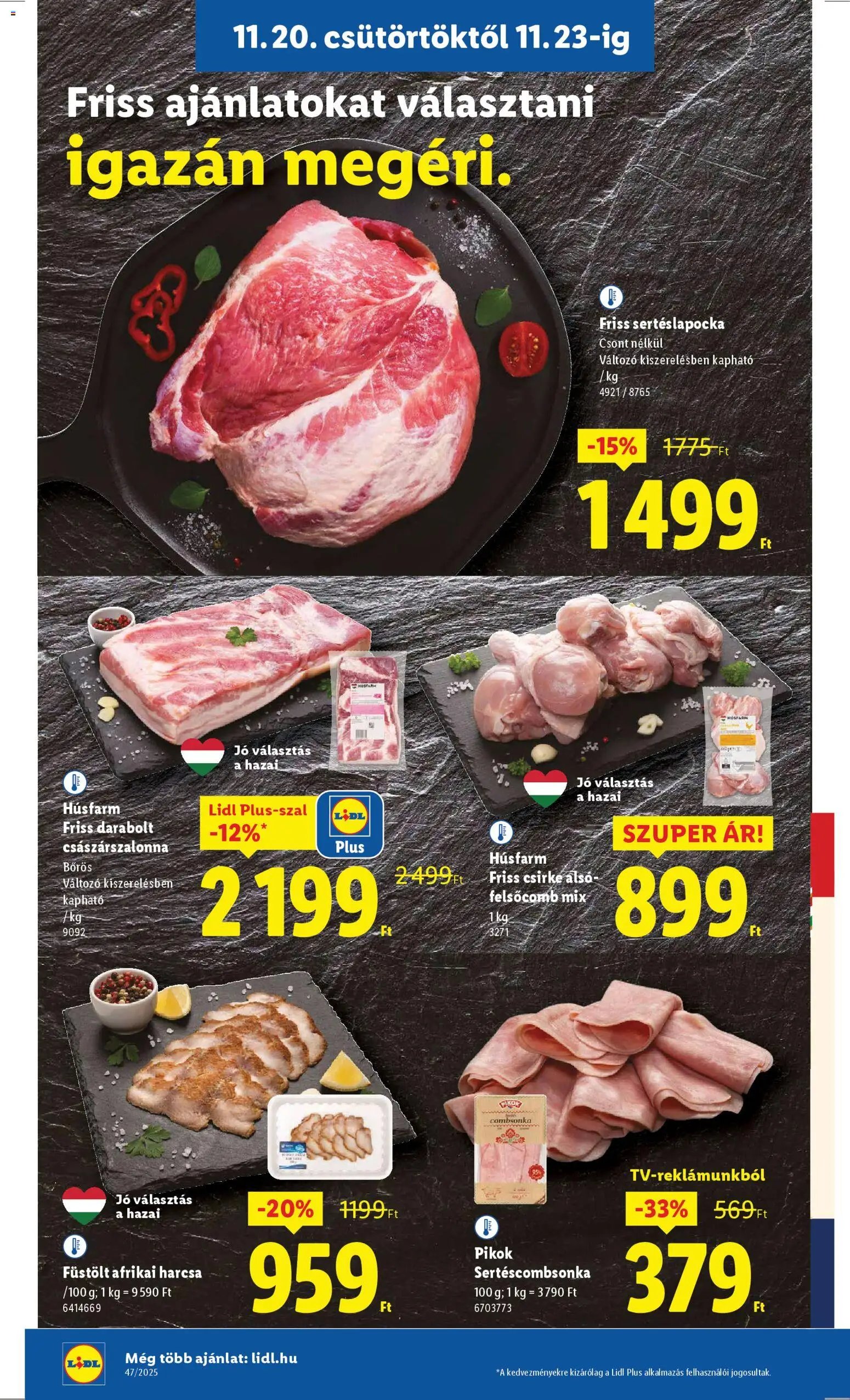 Lidl újság 2025.11.20. Black Friday (2025-11-20 - 2025-11-26)