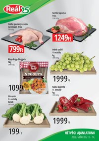 Reál újság 2026.03.11. Reál Bevásárló hétvége - Kisalföld (2026-03-11 - 2026-03-14)