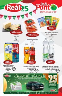 Reál újság 2026.06.17. Reál Pont akciós újság