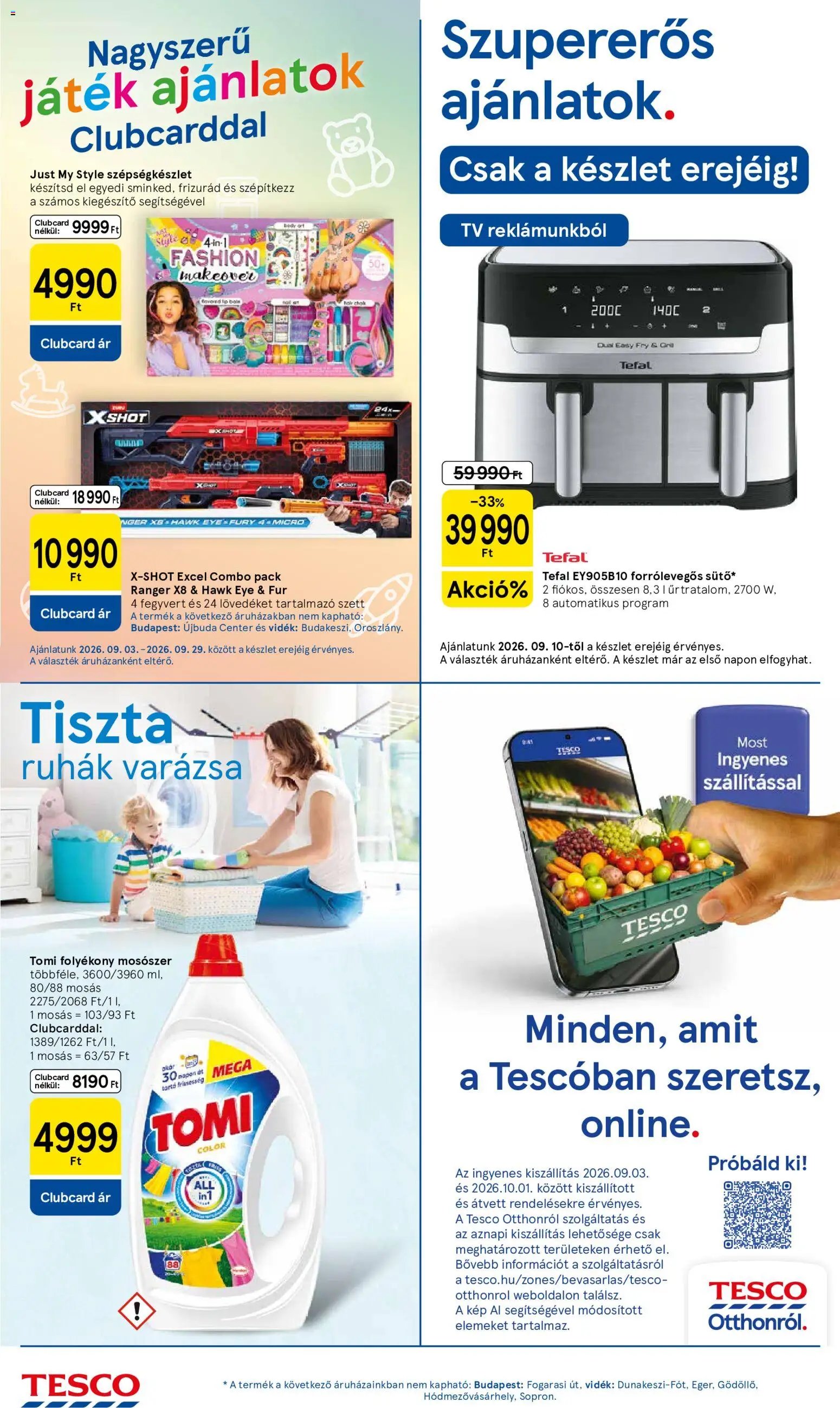 Tesco újság 2026.09.10. Tesco aktuális akciós újság