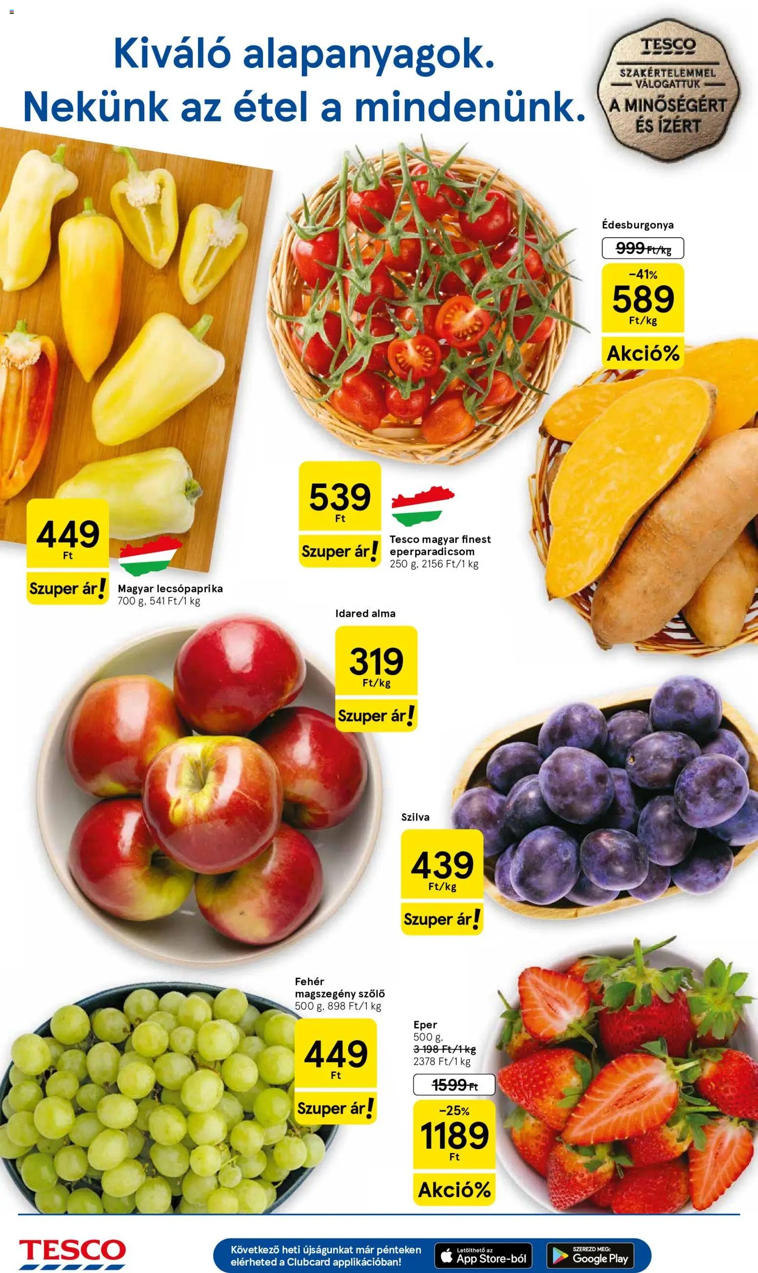 Tesco újság 2026.09.10. Tesco aktuális akciós újság