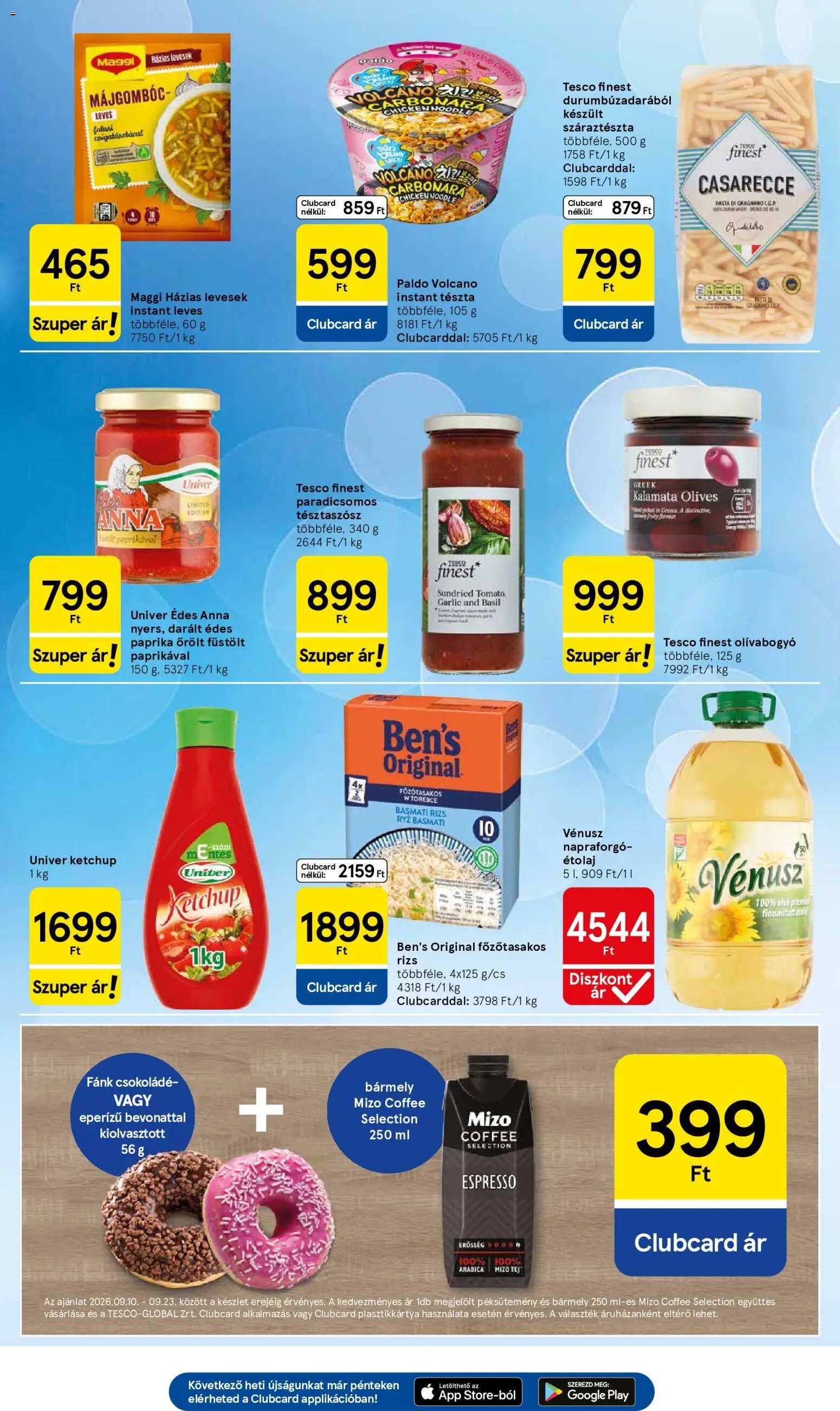 Tesco újság 2026.09.10. Tesco aktuális akciós újság