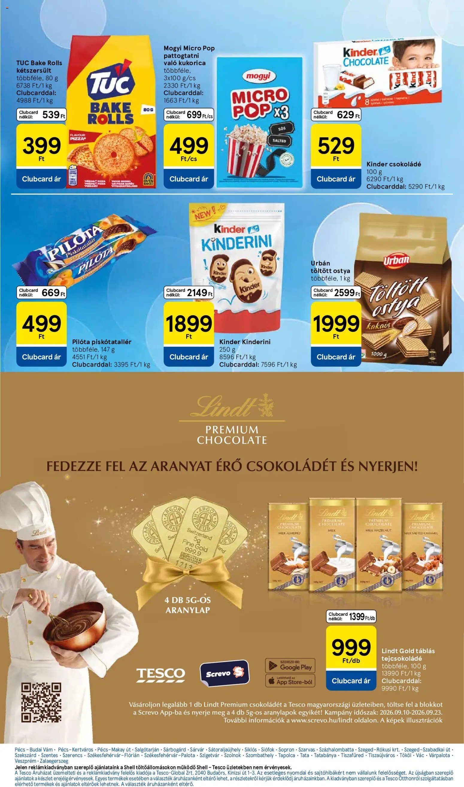 Tesco újság 2026.09.10. Tesco aktuális akciós újság