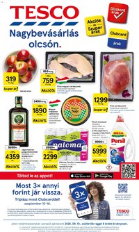 Tesco újság 2026.09.10. Tesco aktuális akciós újság