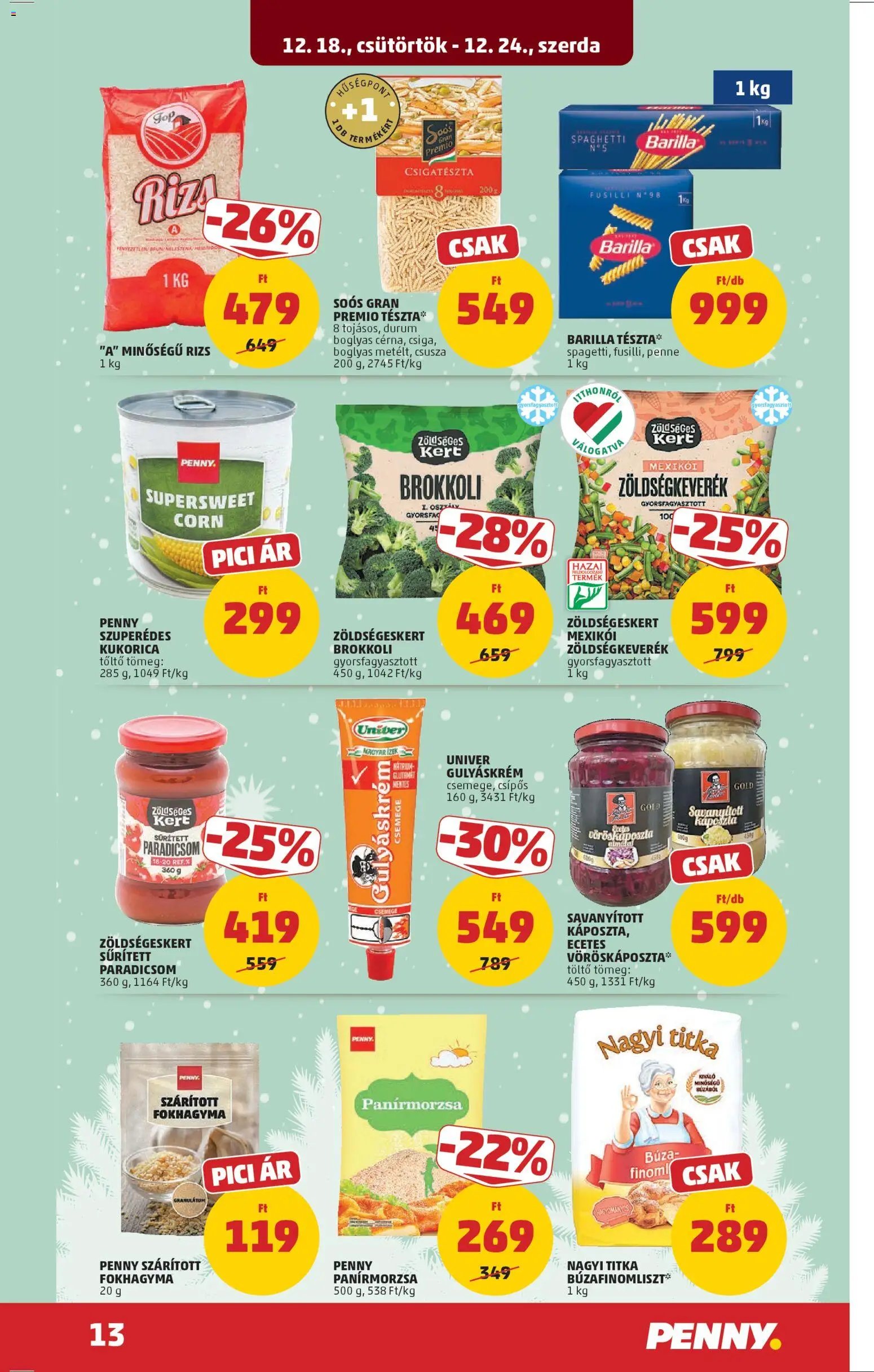 PENNY újság 2025.12.18. Akciós újság PENNY (2025-12-18 - 2025-12-24)