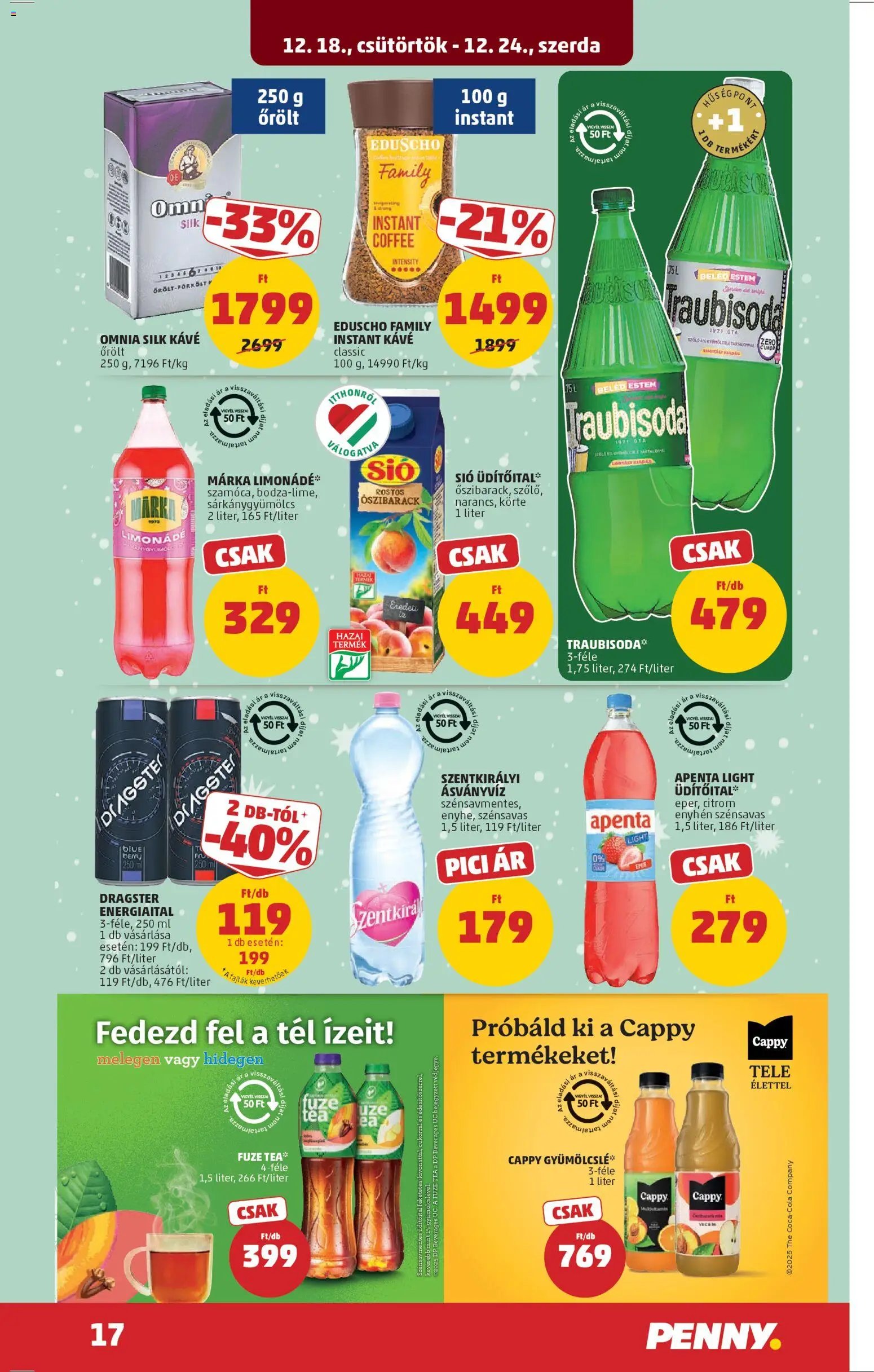 PENNY újság 2025.12.18. Akciós újság PENNY (2025-12-18 - 2025-12-24)