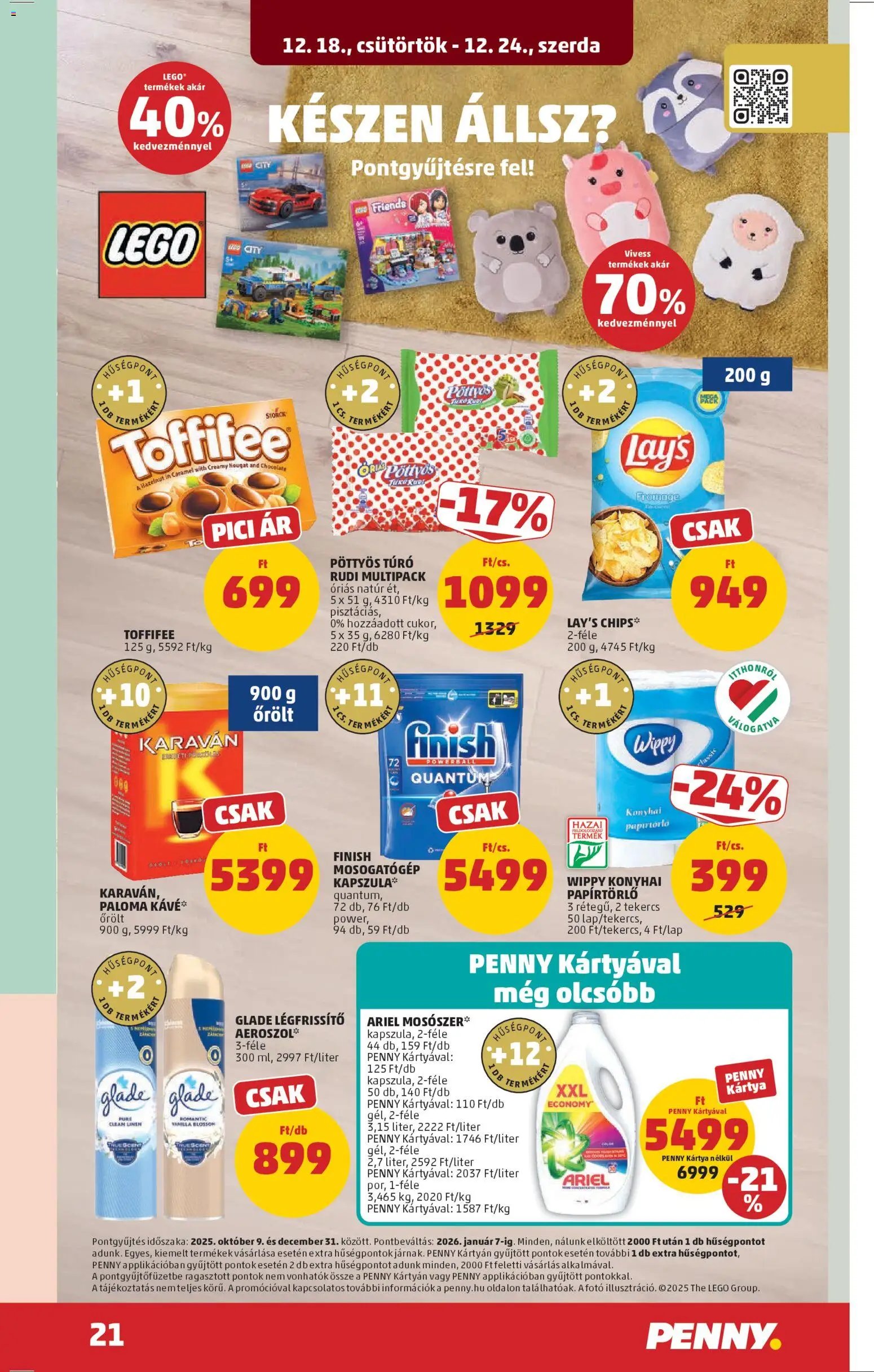 PENNY újság 2025.12.18. Akciós újság PENNY (2025-12-18 - 2025-12-24)