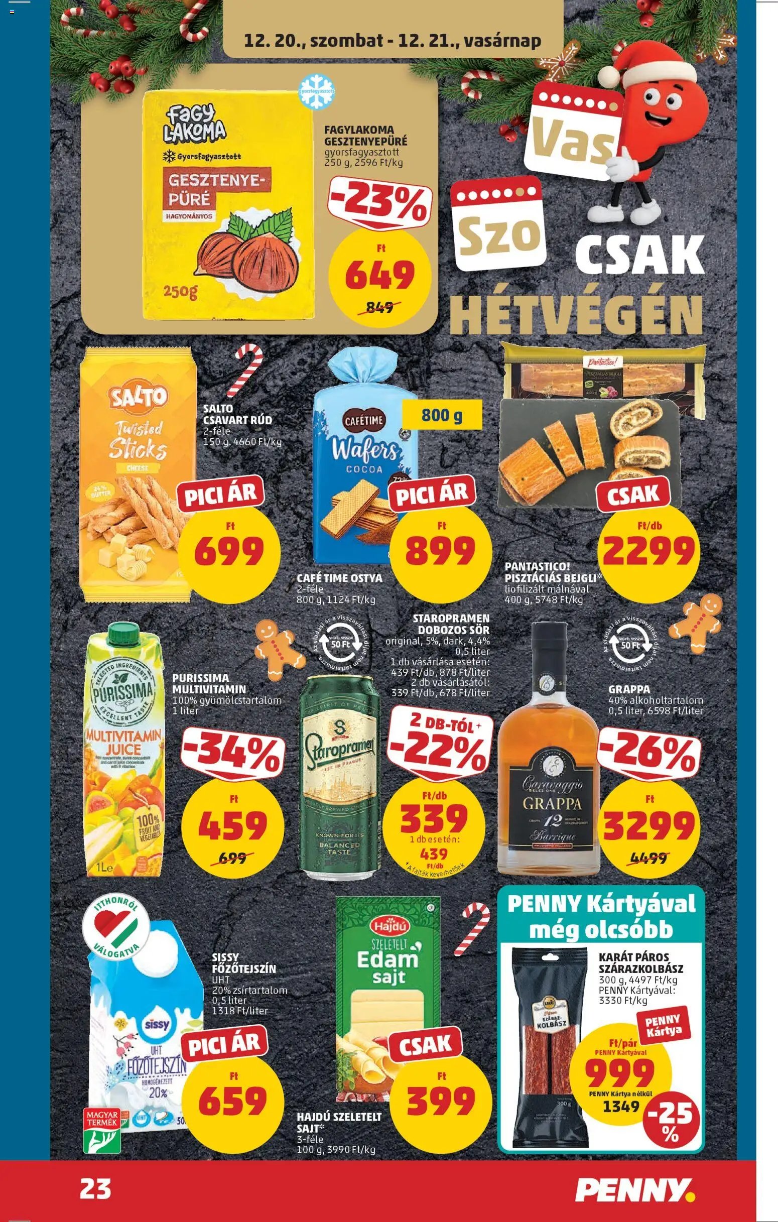 PENNY újság 2025.12.18. Akciós újság PENNY (2025-12-18 - 2025-12-24)