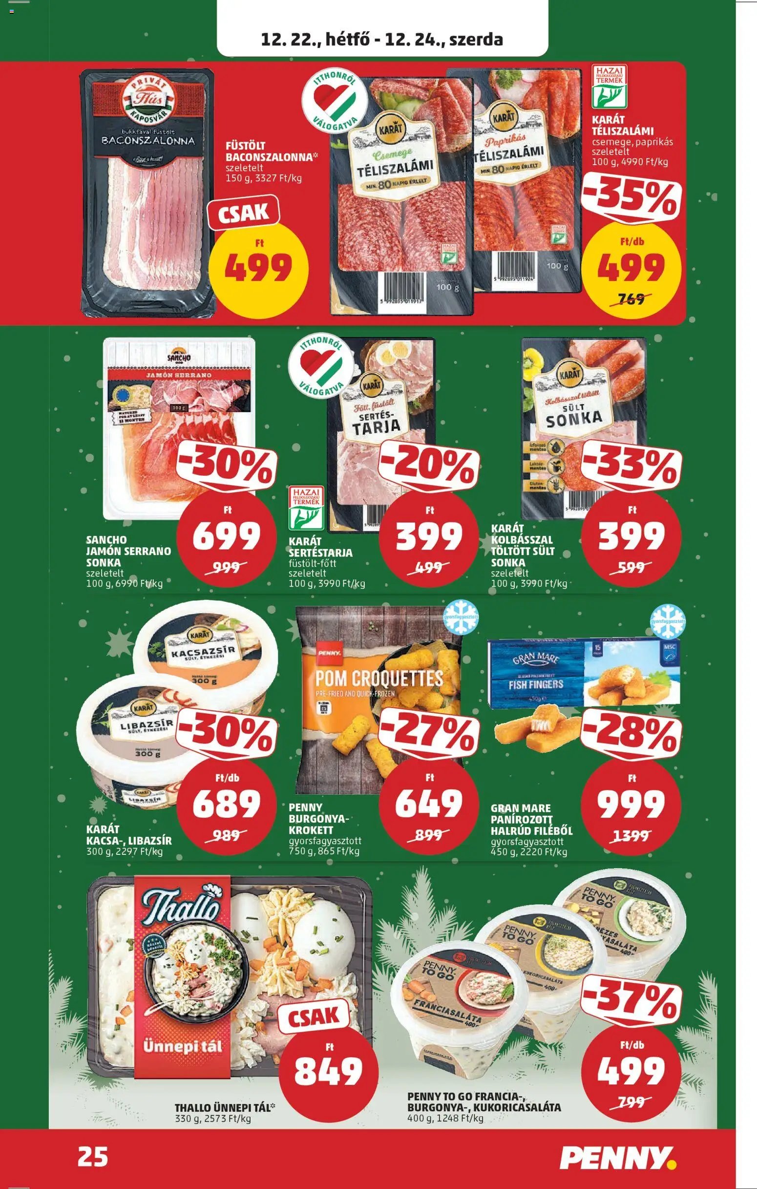 PENNY újság 2025.12.18. Akciós újság PENNY (2025-12-18 - 2025-12-24)