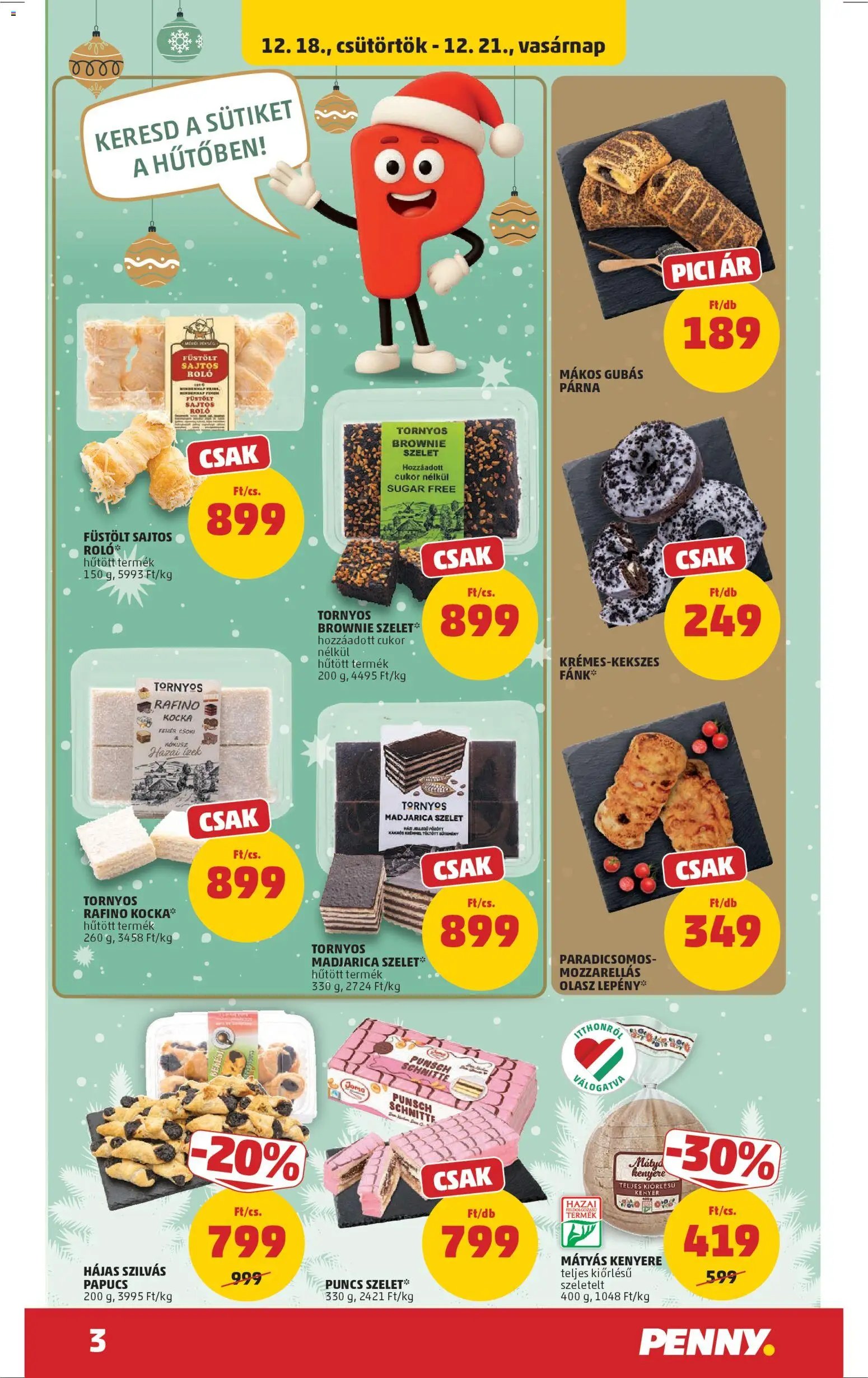 PENNY újság 2025.12.18. Akciós újság PENNY (2025-12-18 - 2025-12-24)