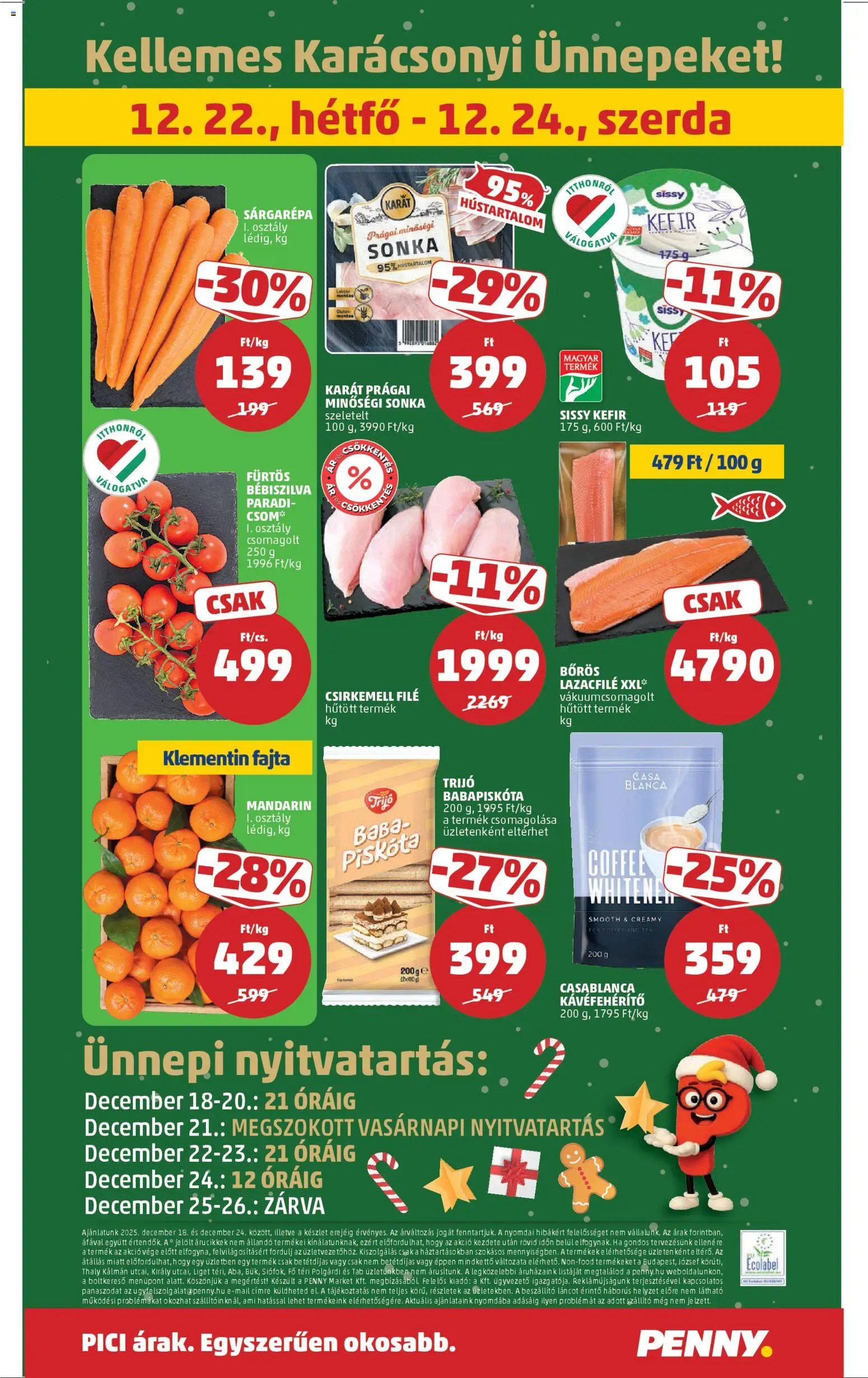 PENNY újság 2025.12.18. Akciós újság PENNY (2025-12-18 - 2025-12-24)