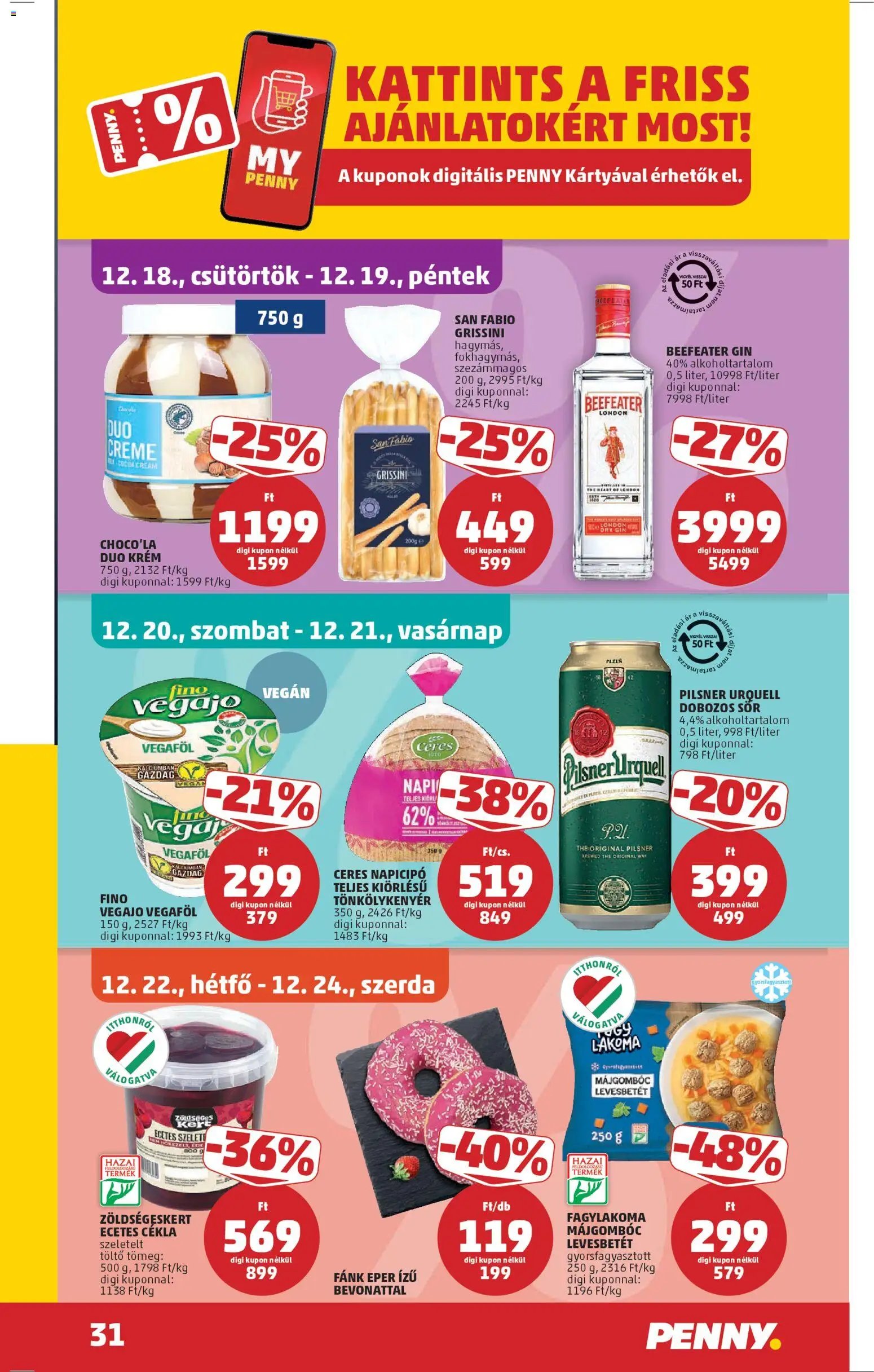 PENNY újság 2025.12.18. Akciós újság PENNY (2025-12-18 - 2025-12-24)