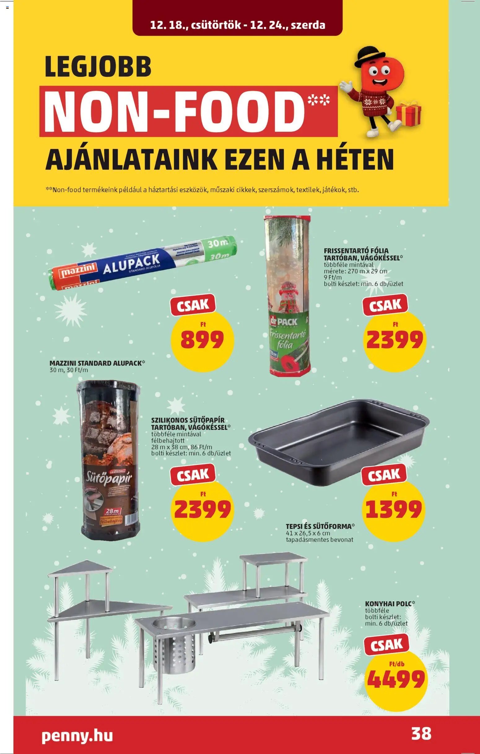 PENNY újság 2025.12.18. Akciós újság PENNY (2025-12-18 - 2025-12-24)
