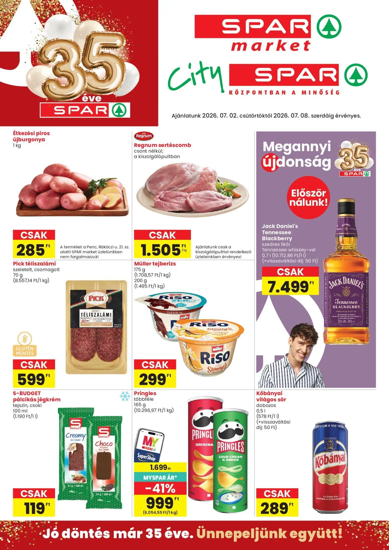 Spar újság 2026.07.02. Spar City szórólap