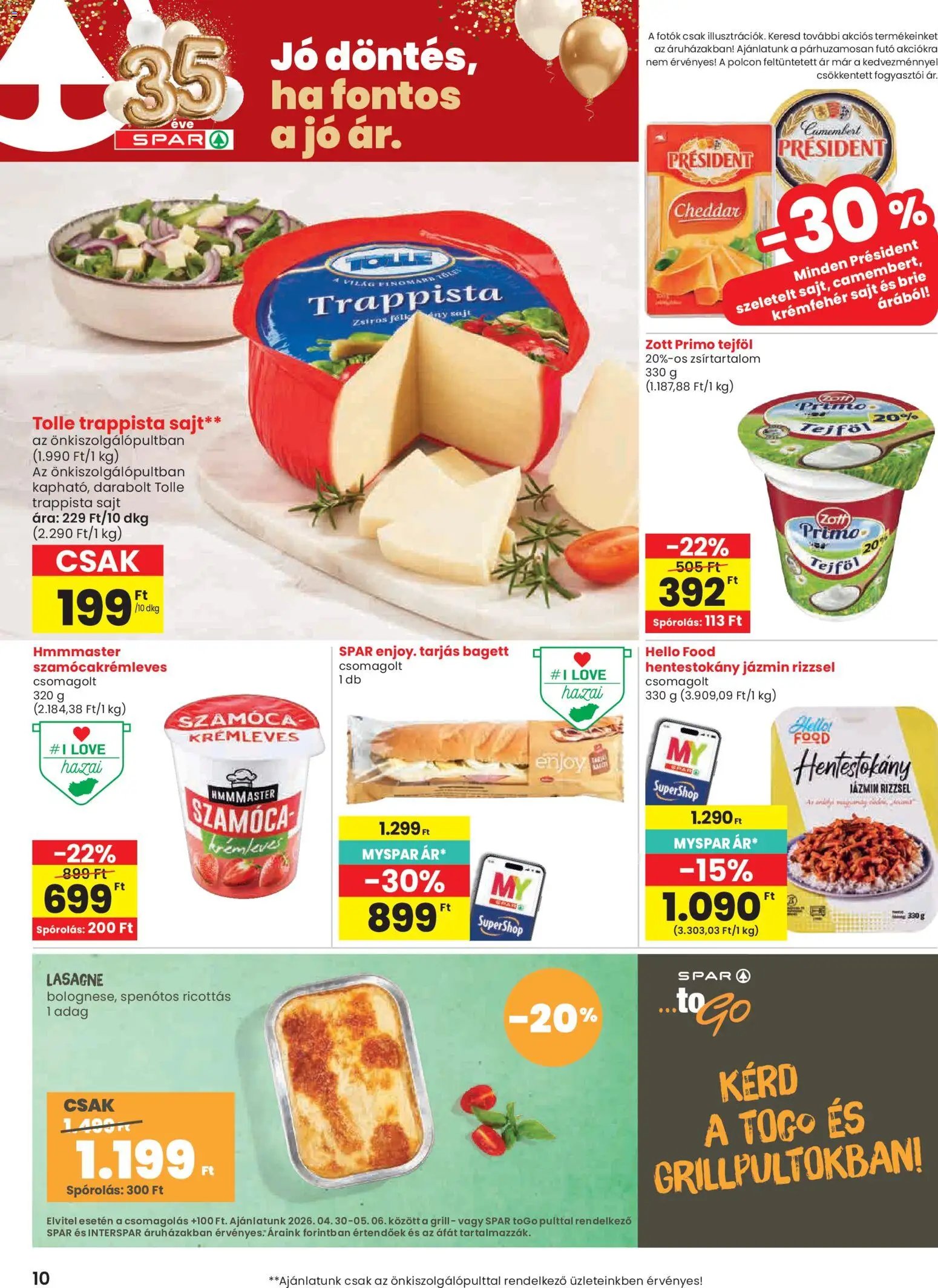 Spar újság 2026.04.30. Spar akciós újság (2026-04-30 - 2026-05-06)
