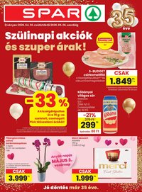 Spar újság 2026.04.30. Spar akciós újság (2026-04-30 - 2026-05-06)