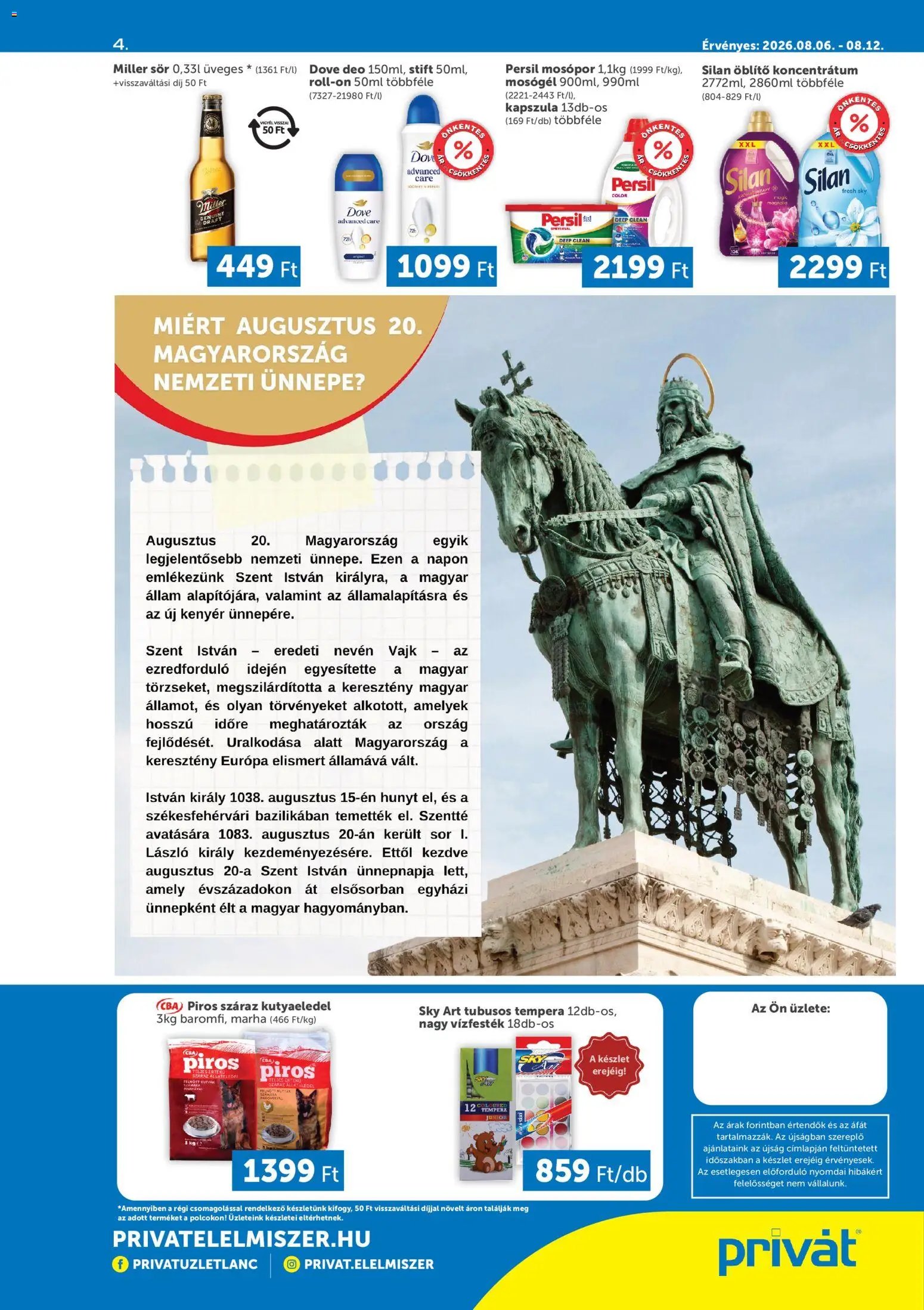 PRIVÁT újság 2026.08.06. PRIVÁT Déli vármegyék