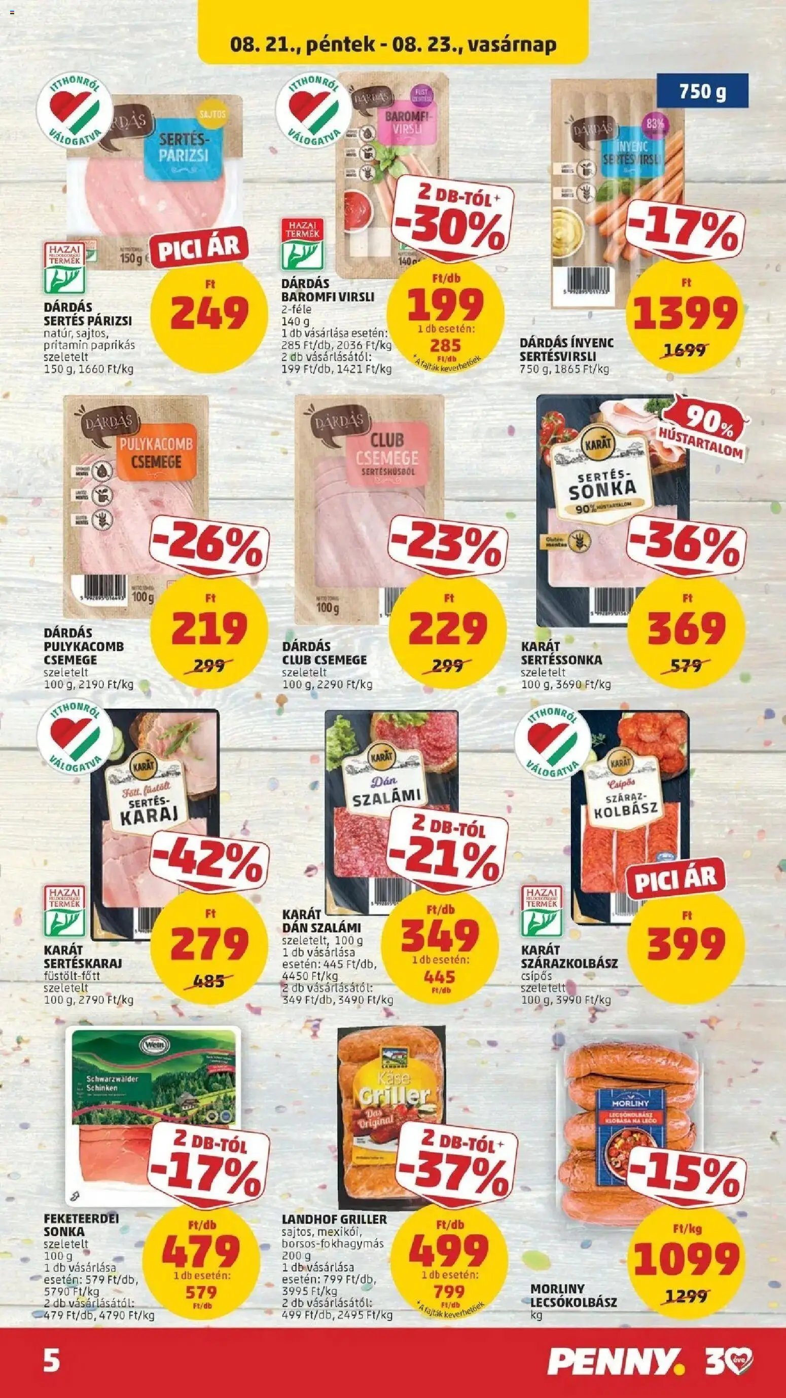 PENNY újság 2026.08.21. PENNY aktuális akciós újság