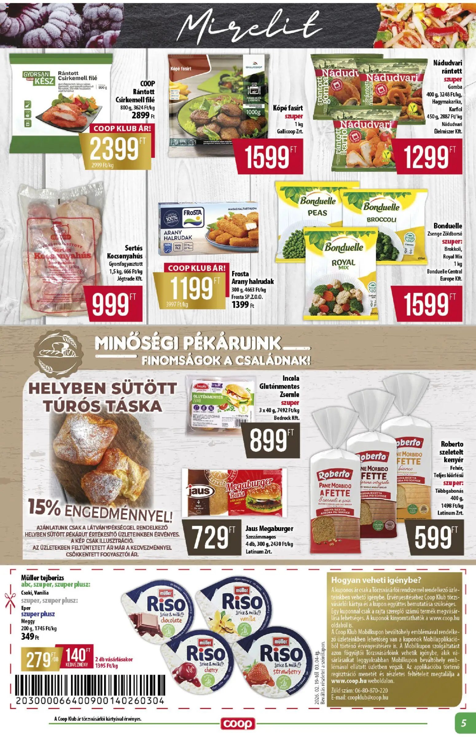 COOP újság 2026.02.19. Alföld Pro-Coop Zrt. - Abc szuper (2026-02-19 - 2026-02-25)