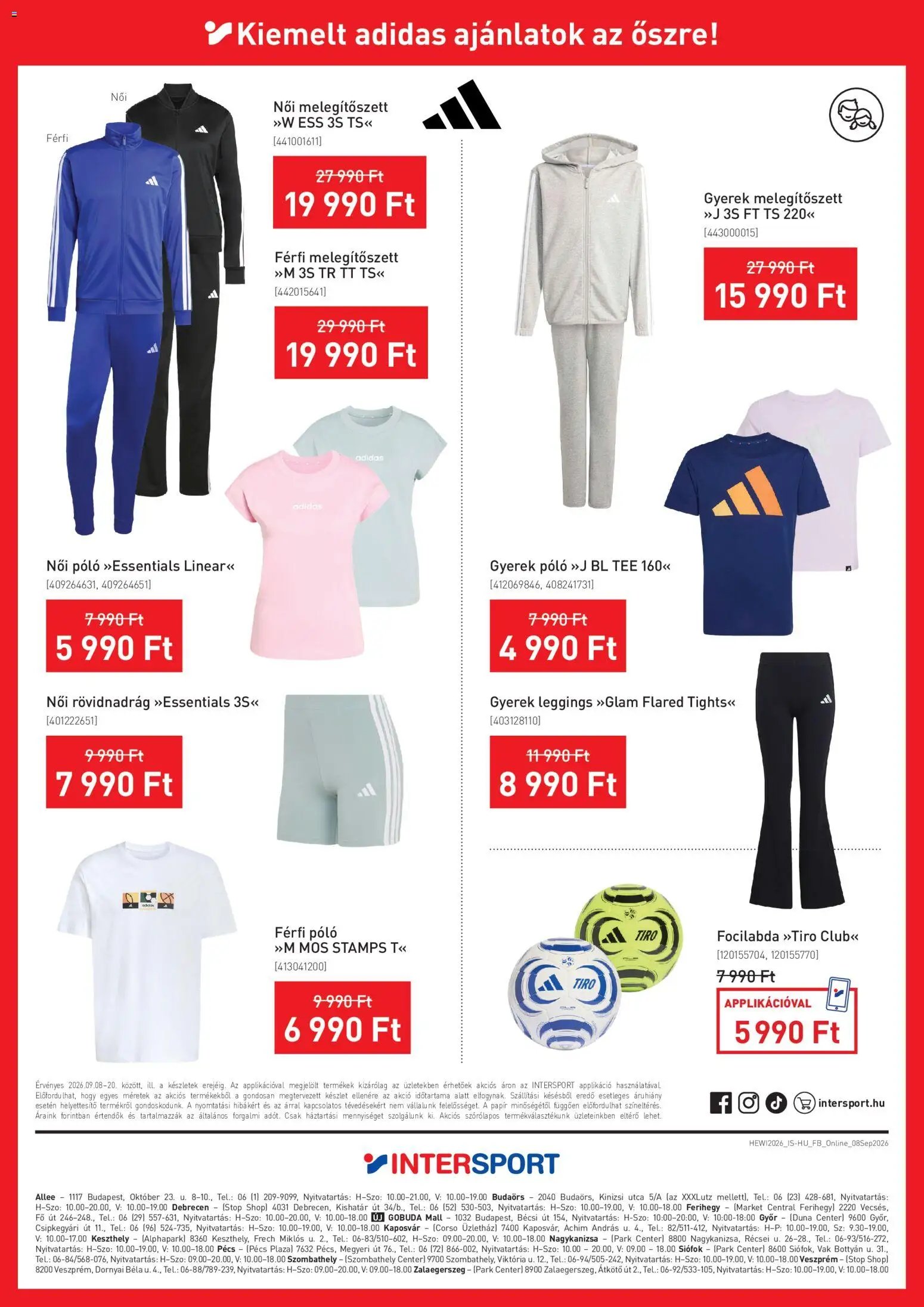 Intersport újság 2026.09.08. Intersport akciós újság